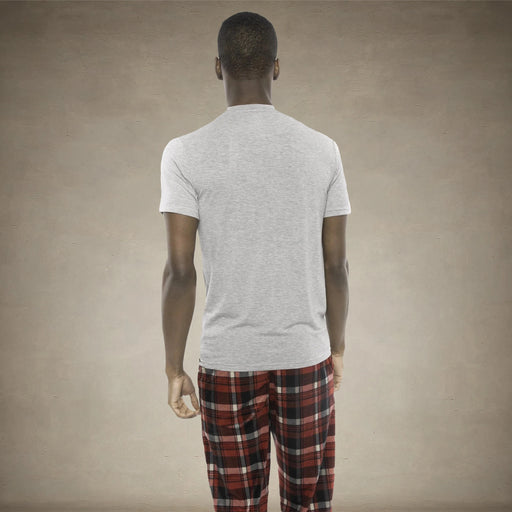 Men's Short Sleeve Bamboo Rayon Sleep Shirt - Grey - FINAL SALE Men's Sleep Shirt Members Only®