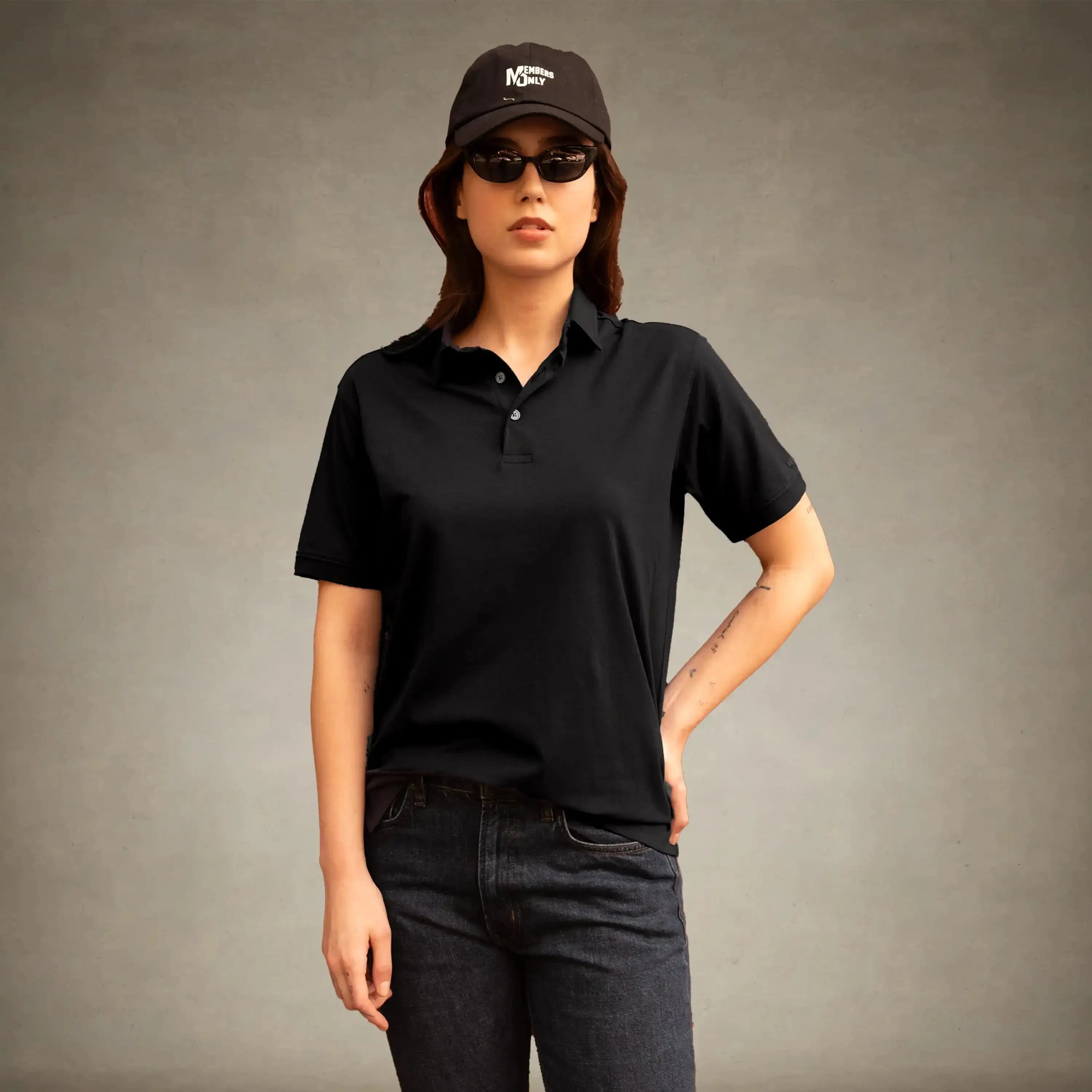 Women's Oversized Polo Shirt Members Only®