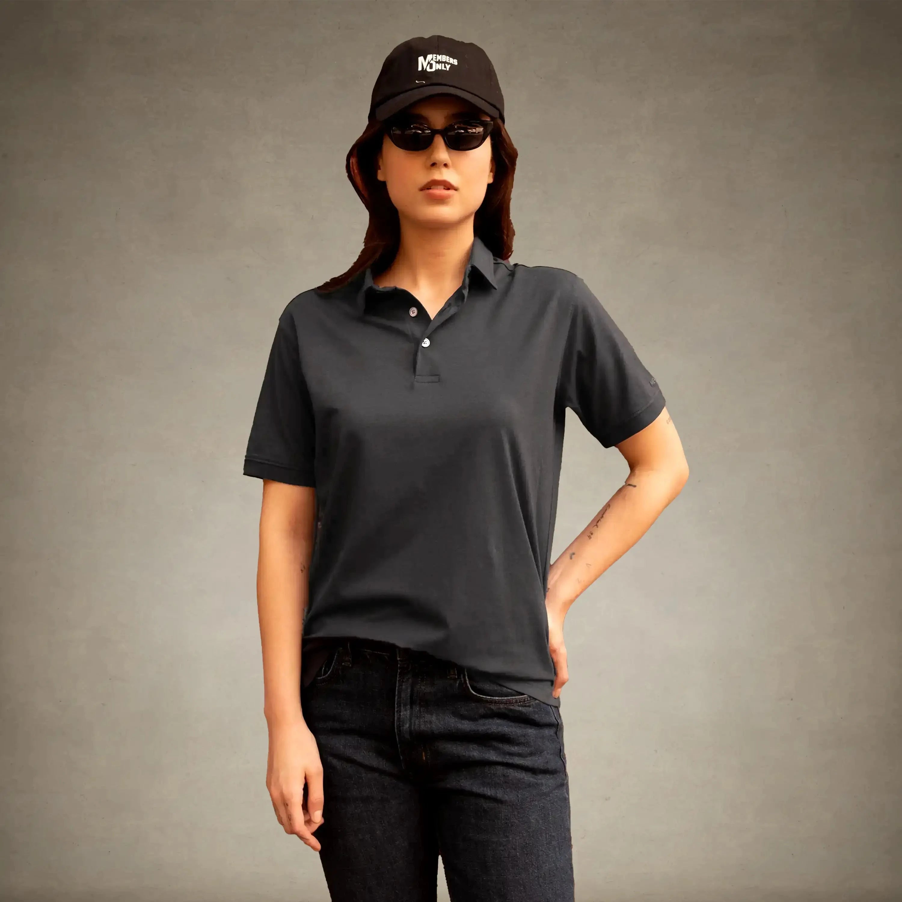 Women's Oversized Polo Shirt Members Only®