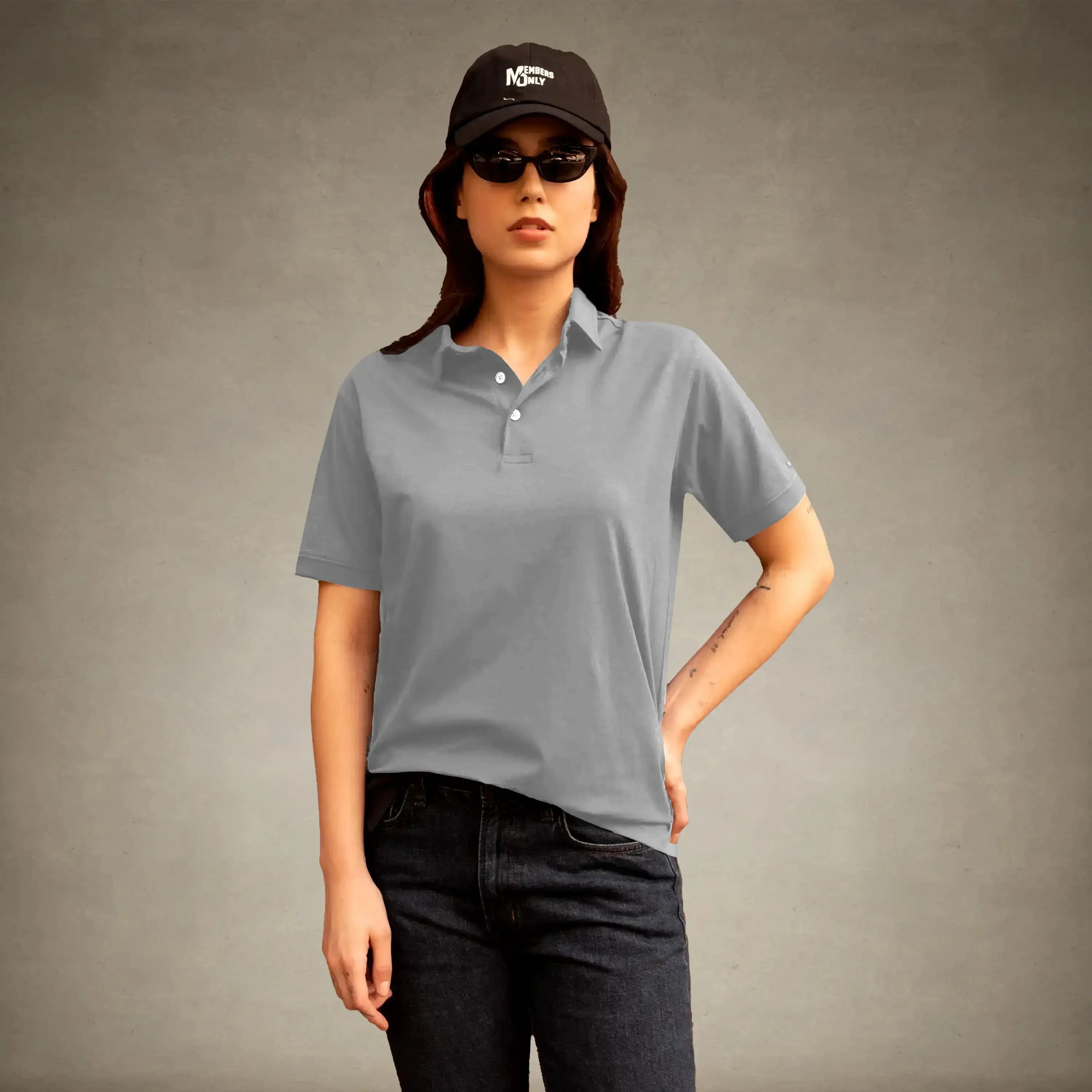 Women's Oversized Polo Shirt Members Only®