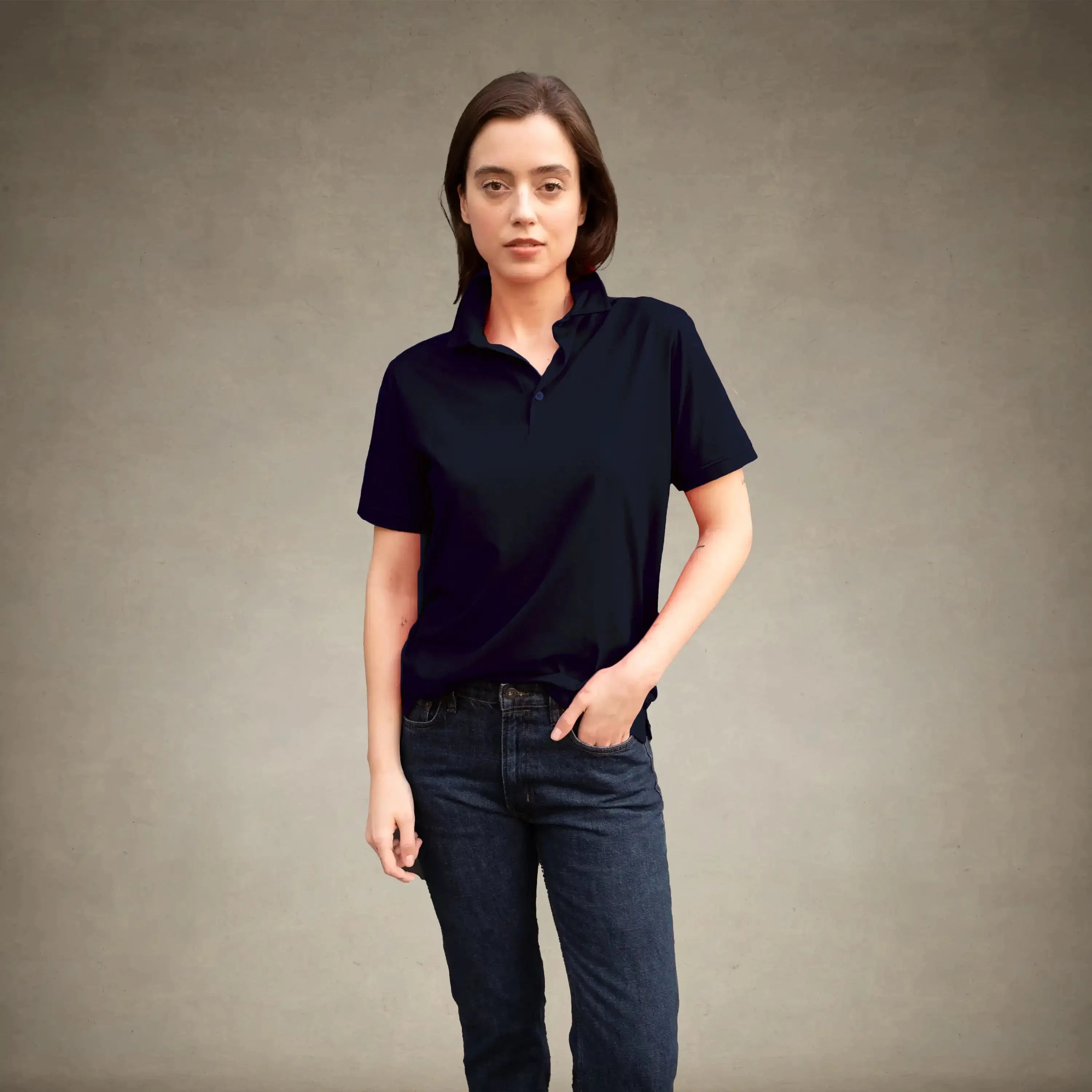 Women's Oversized Polo Shirt Members Only®