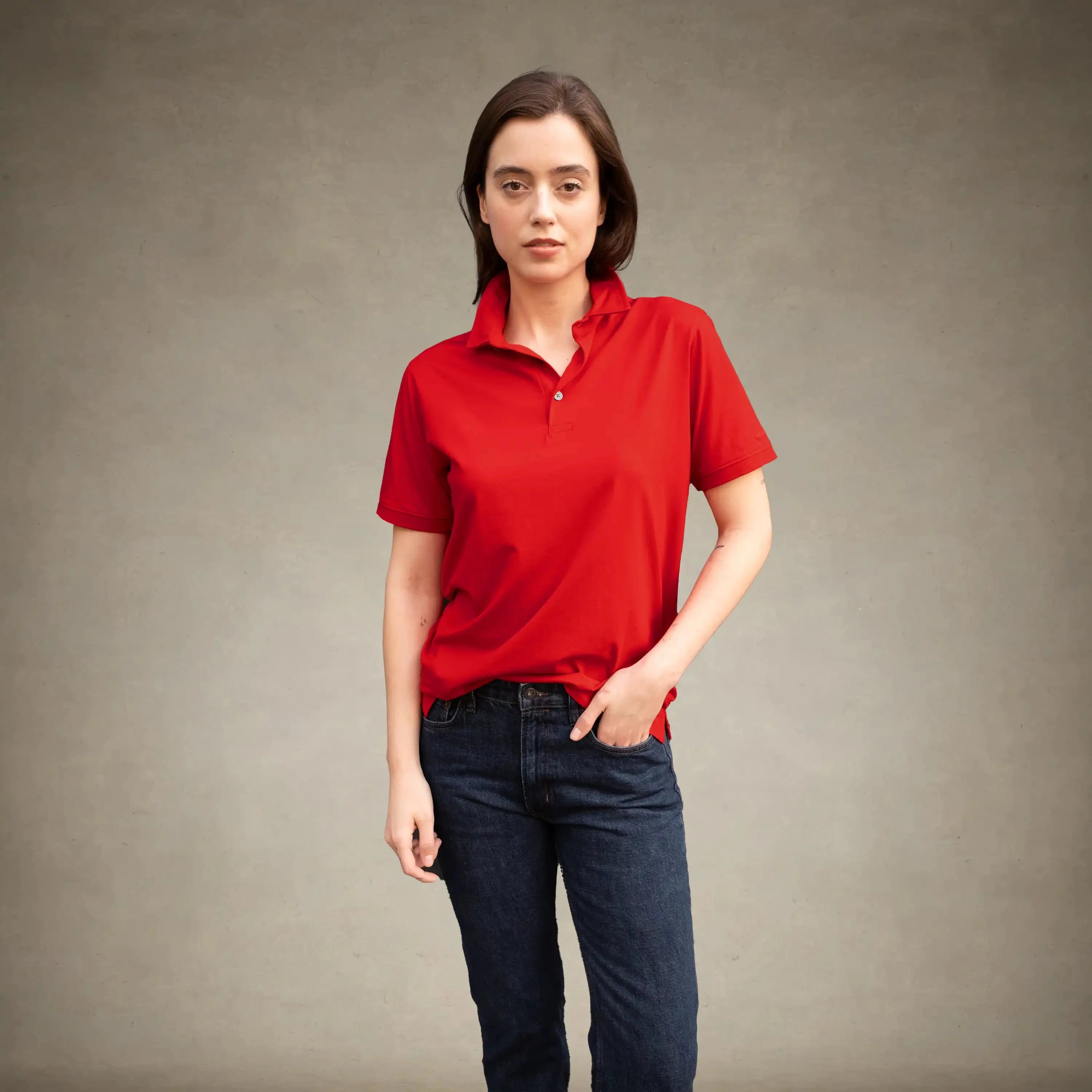 Women's Oversized Polo Shirt Members Only®
