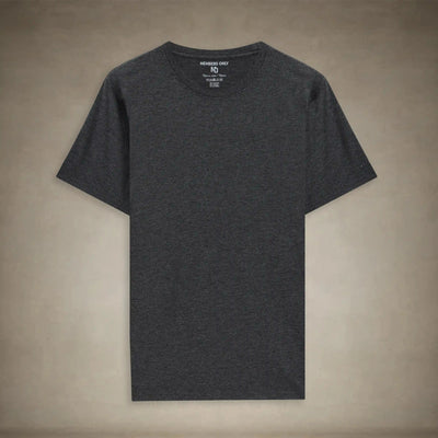 Women's Oversized Crew Neck T-Shirt Members Only® Charcoal S