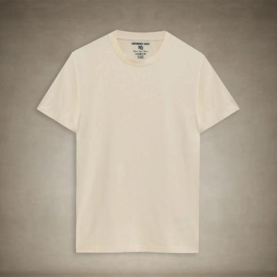 Women's Oversized Crew Neck T-Shirt Members Only® Off-White S