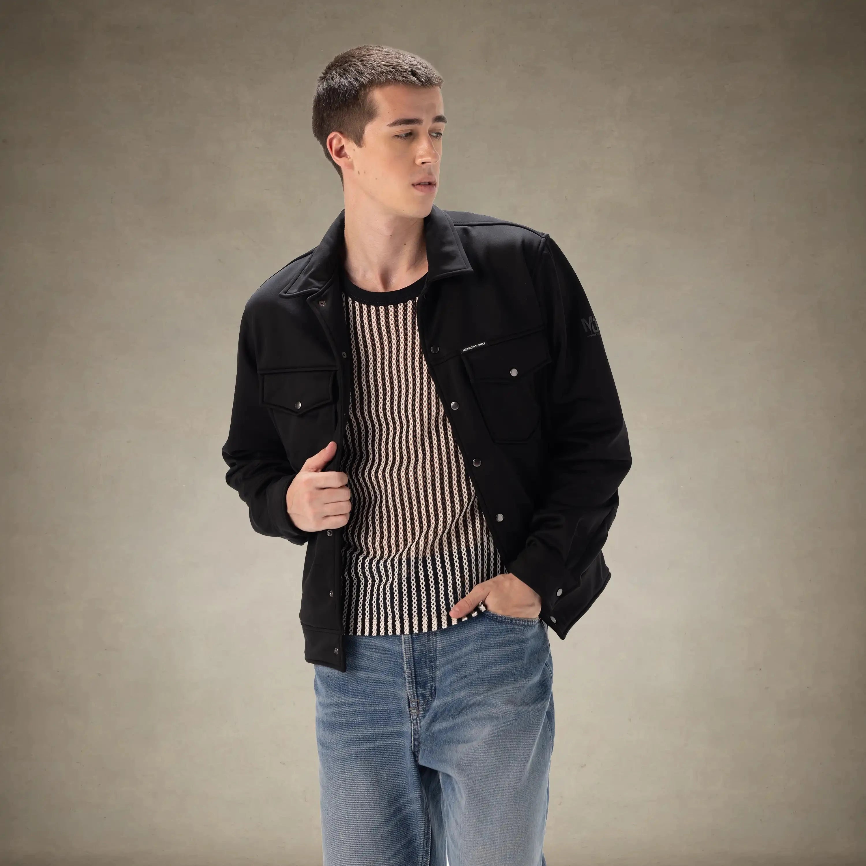 Men's Soft Shell Shirt Jacket Men's Iconic Jacket Members Only®