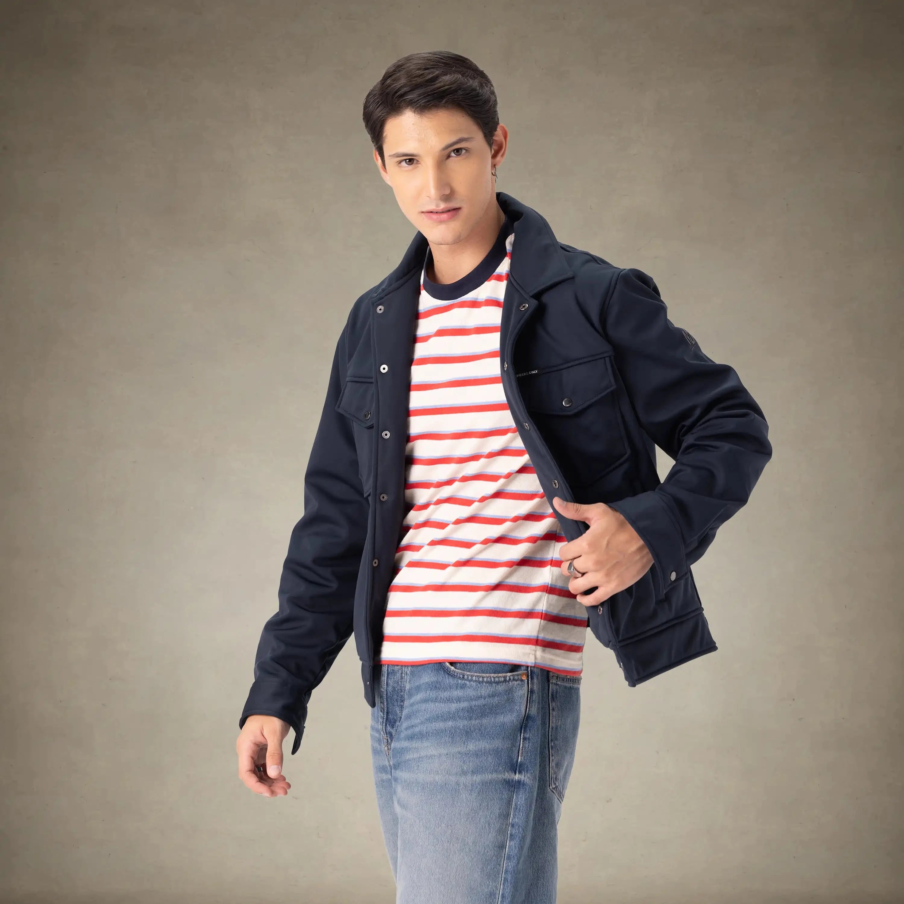 Men's Soft Shell Shirt Jacket Men's Iconic Jacket Members Only®