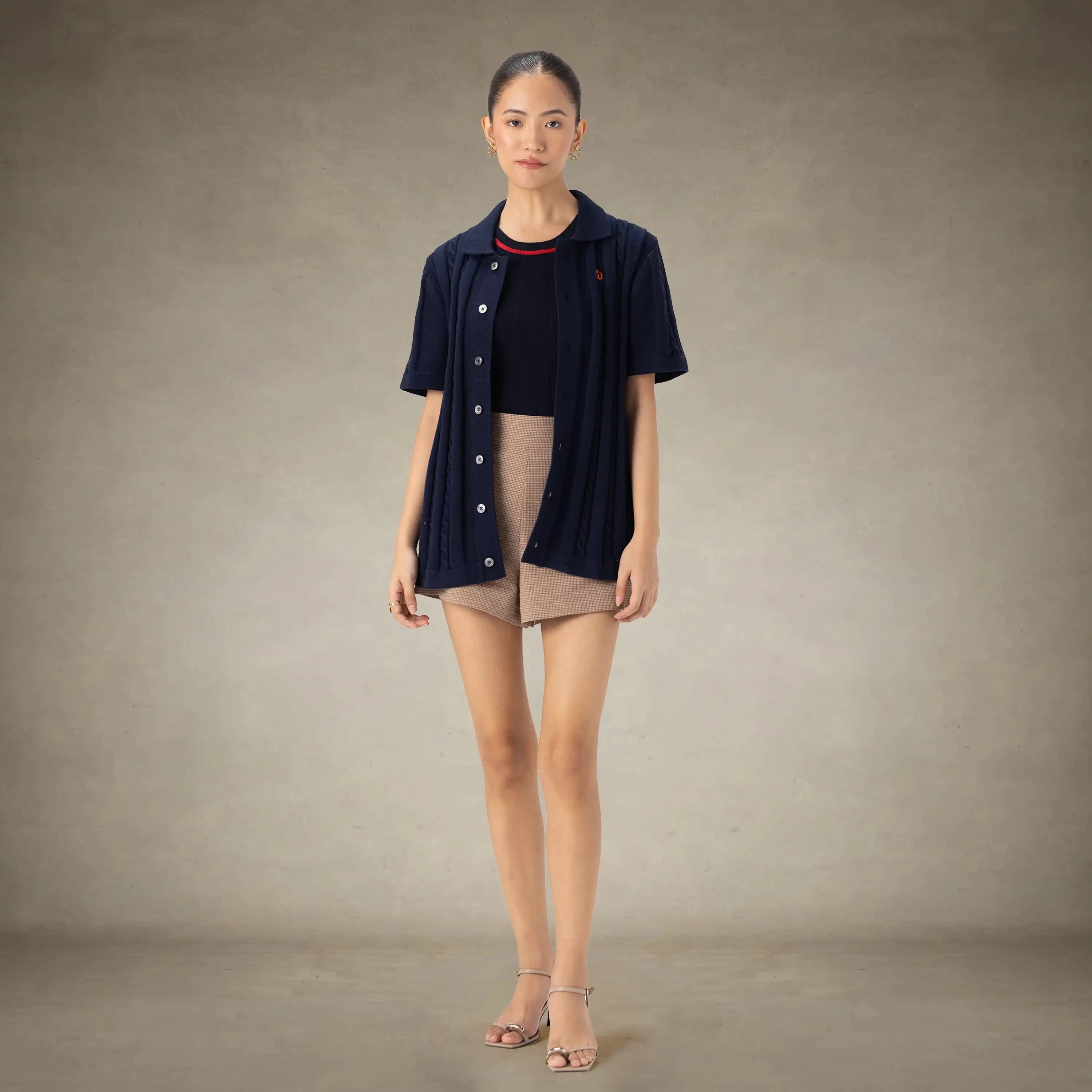 Women's JC Polo Cable Sweater Members Only®