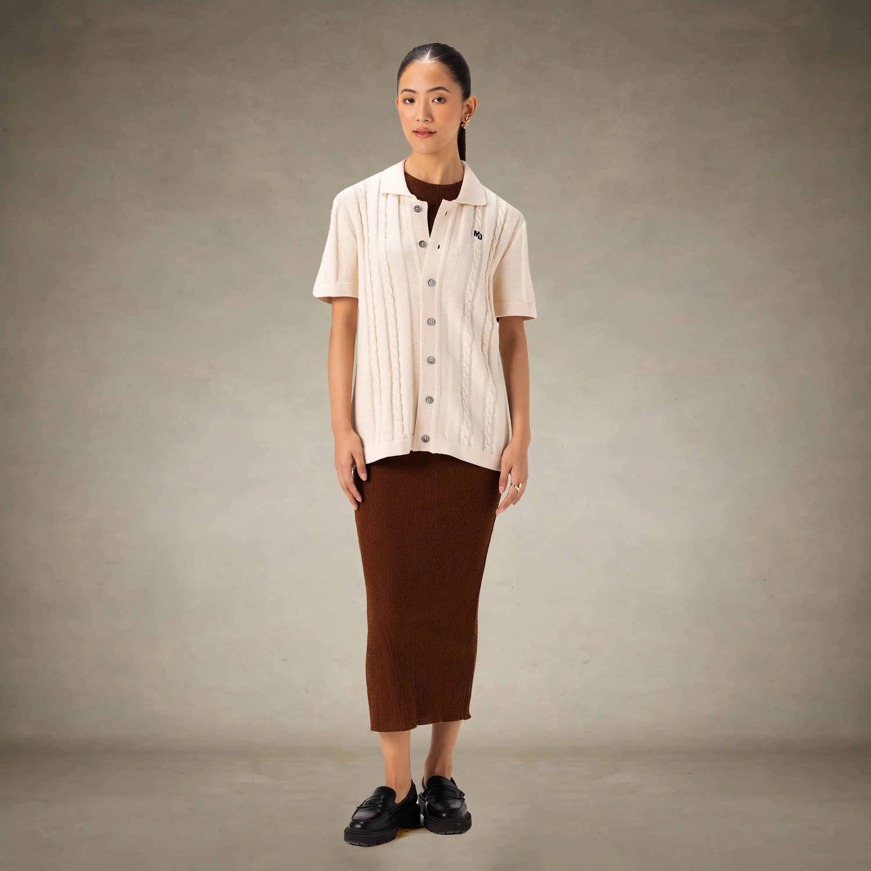 Women's JC Polo Cable Sweater Members Only®