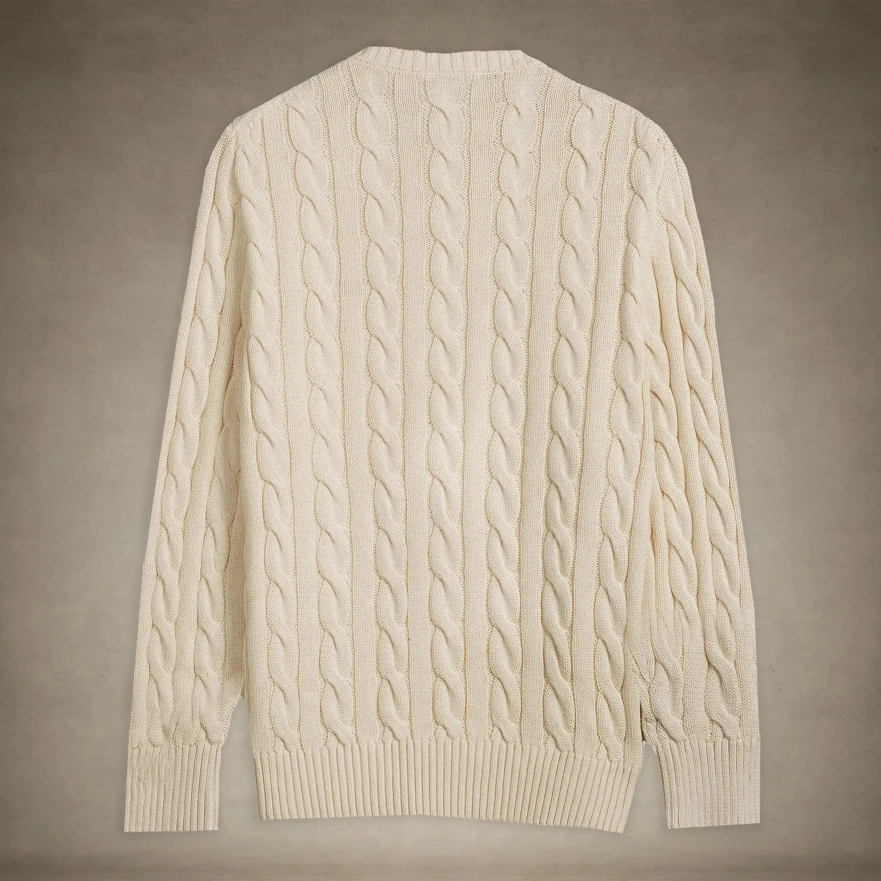 Men's Crew Neck Cable Sweater Members Only®