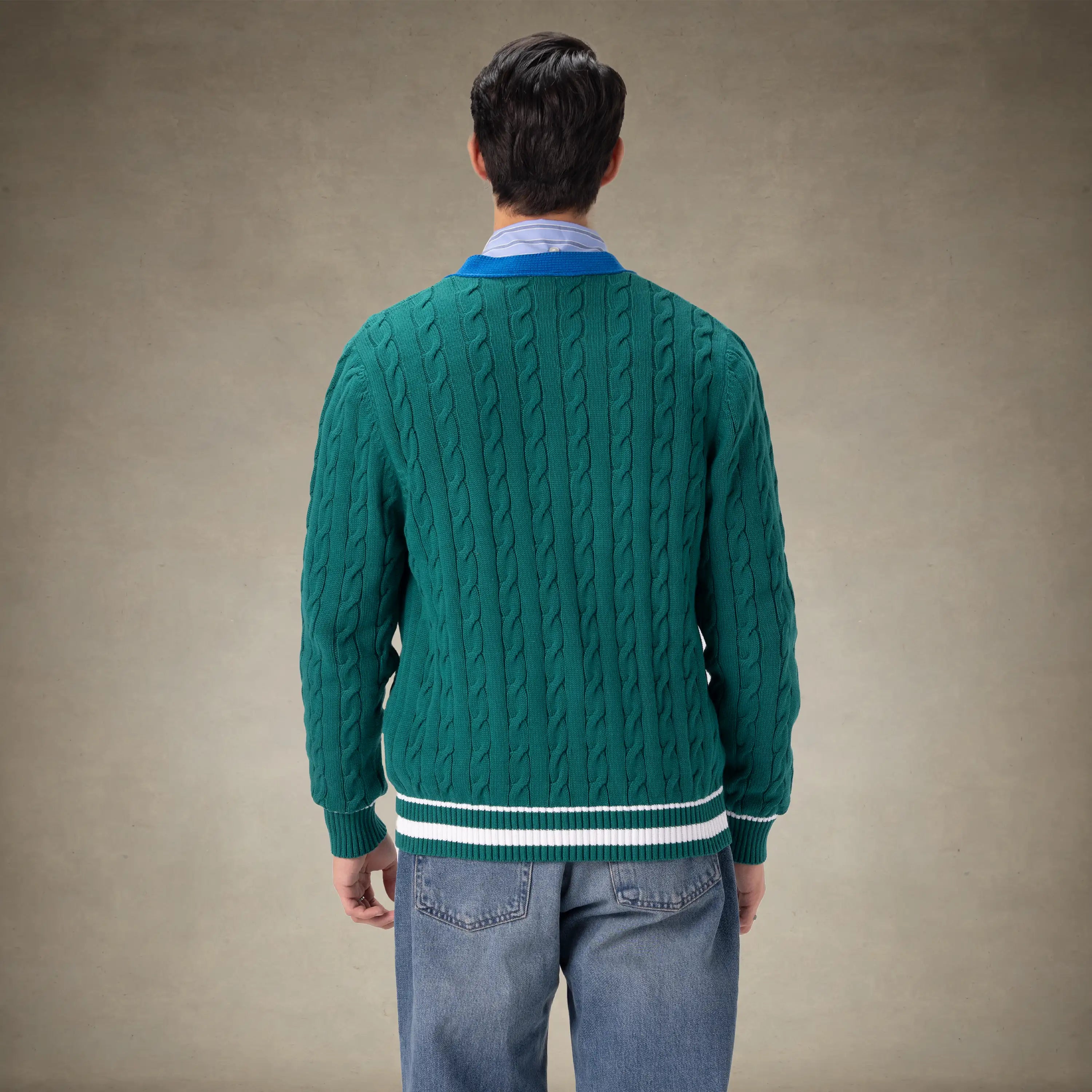 Men's Cable Knit Cardigan