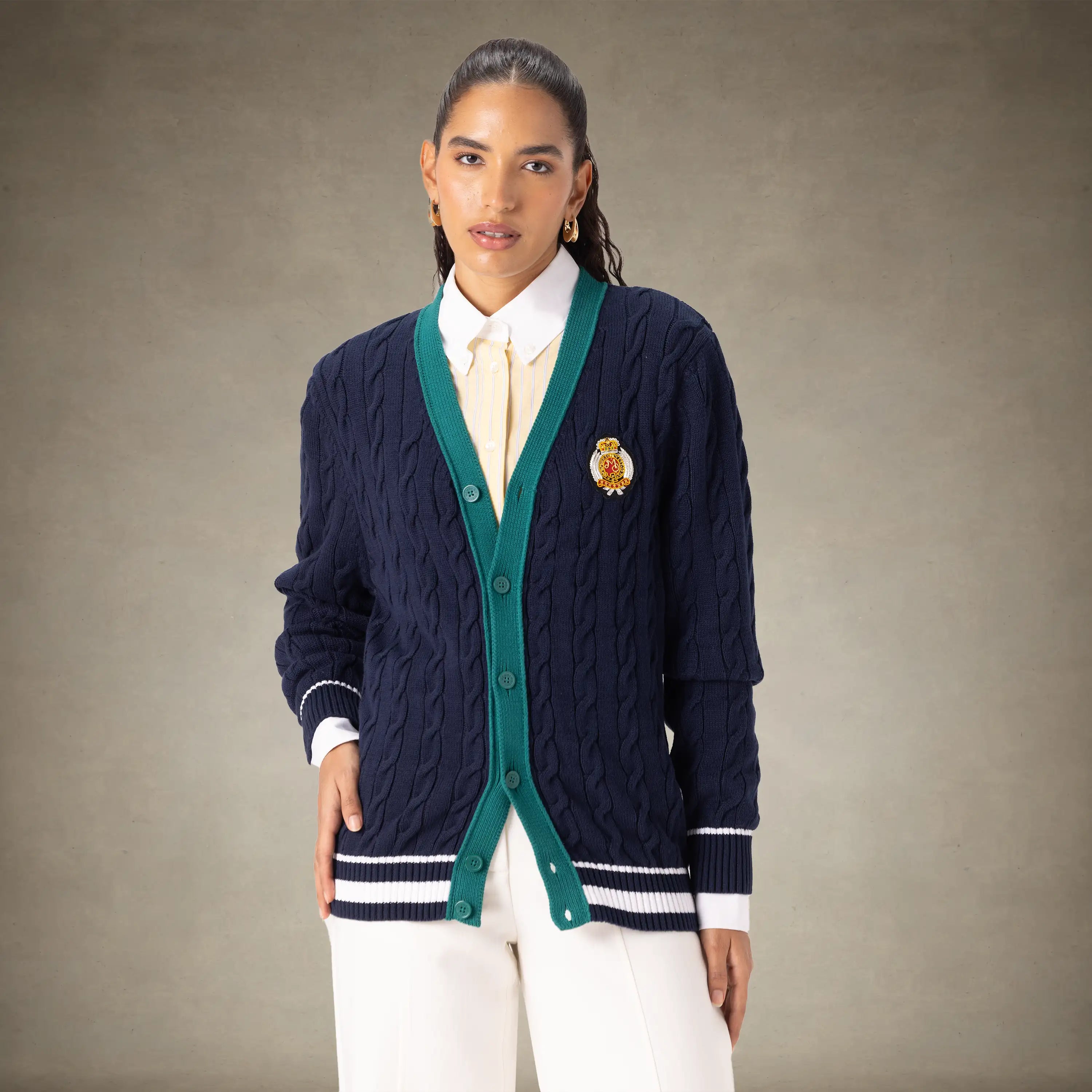 Women's Cable Knit Cardigan