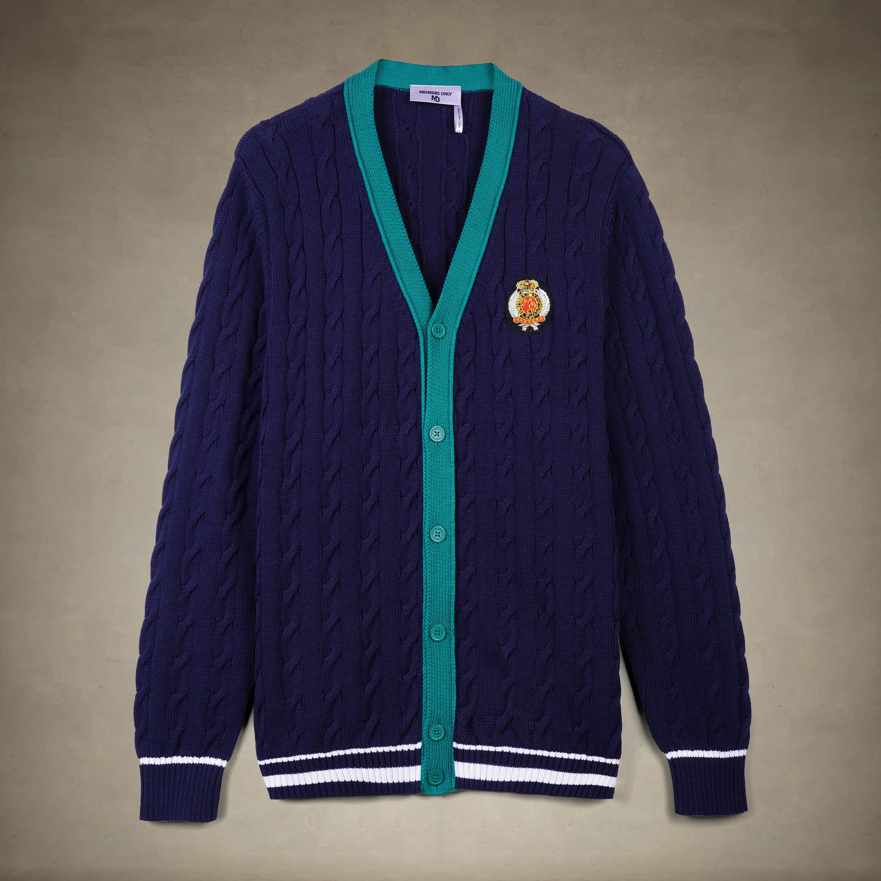 Men's Cable Knit Cardigan