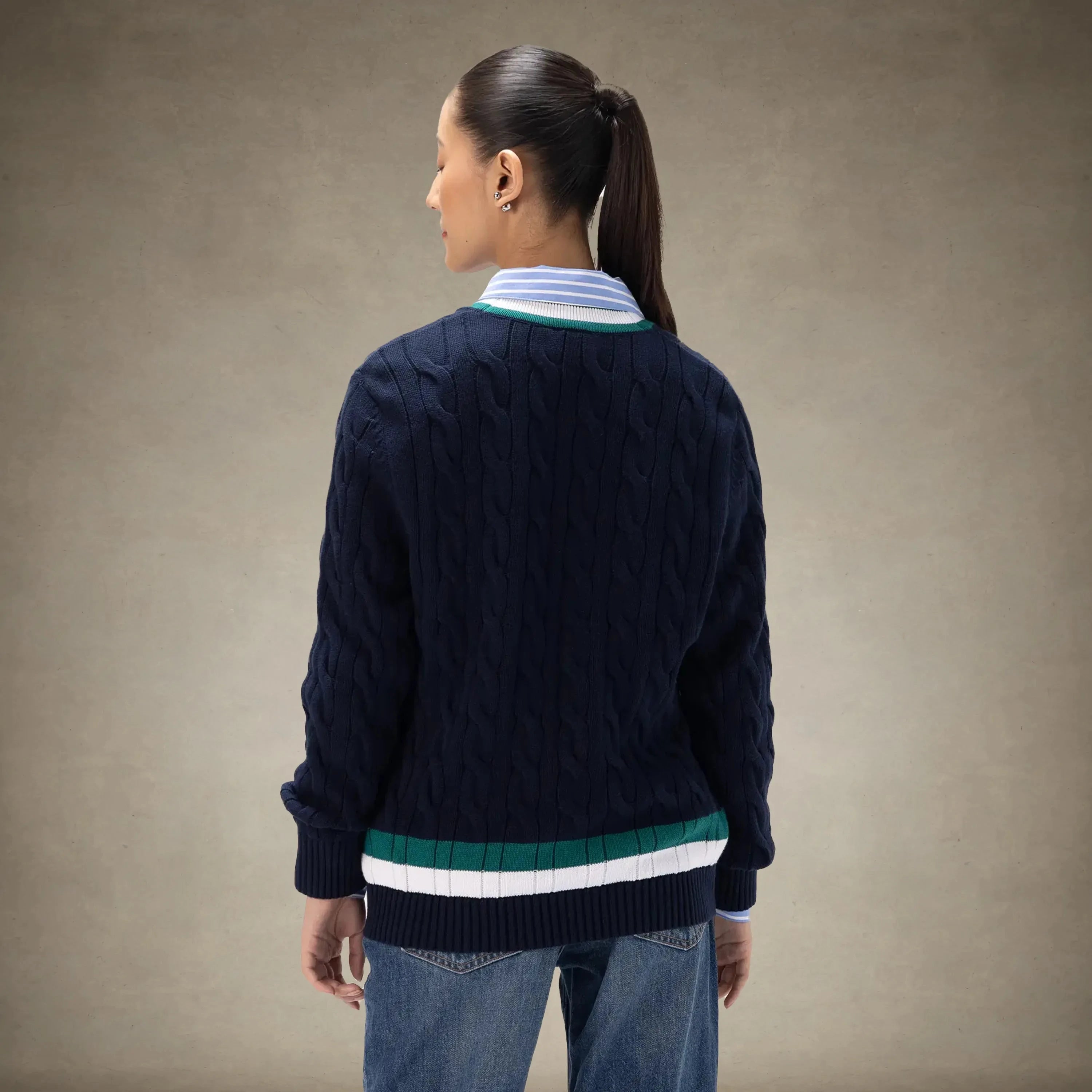 Women's Cable Knit Cricket Sweater Members Only®