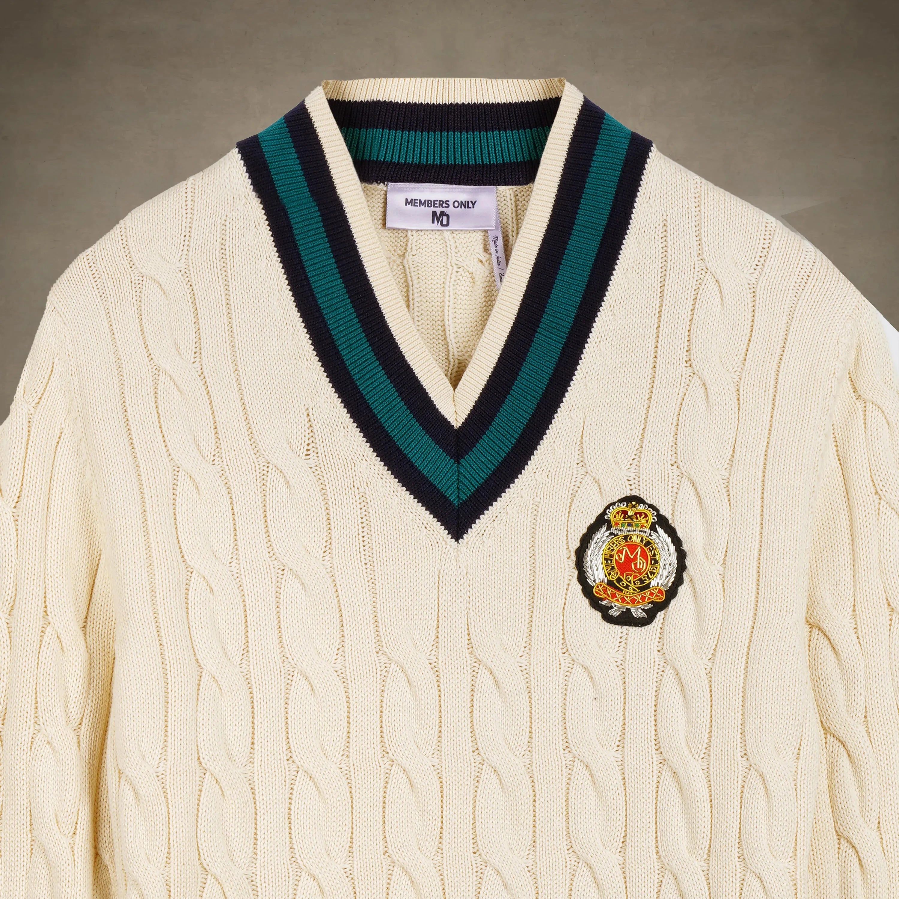 Men's Cable Knit Cricket Sweater Members Only®