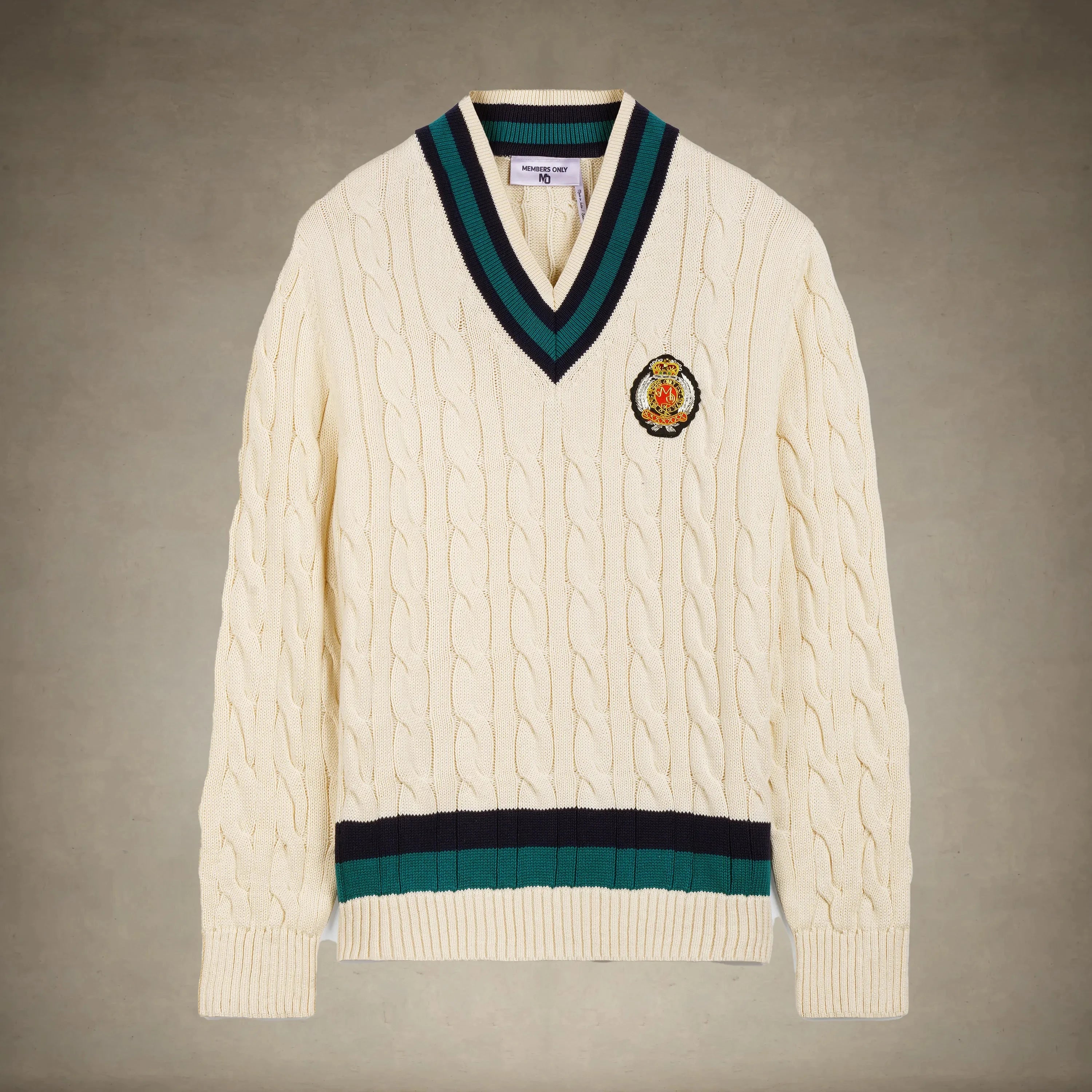 Men's Cable Knit Cricket Sweater Members Only®