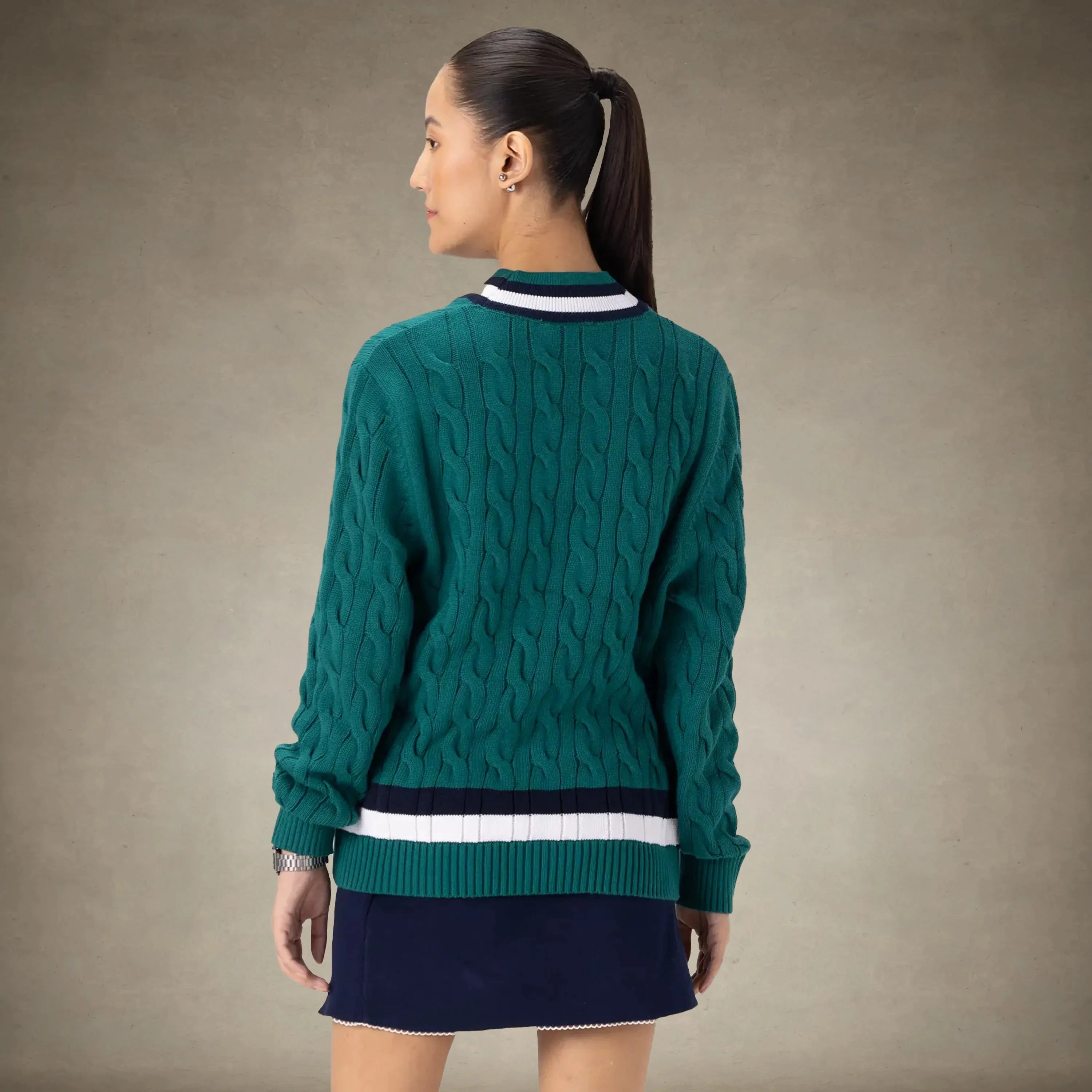 Women's Cable Knit Cricket Sweater Members Only®
