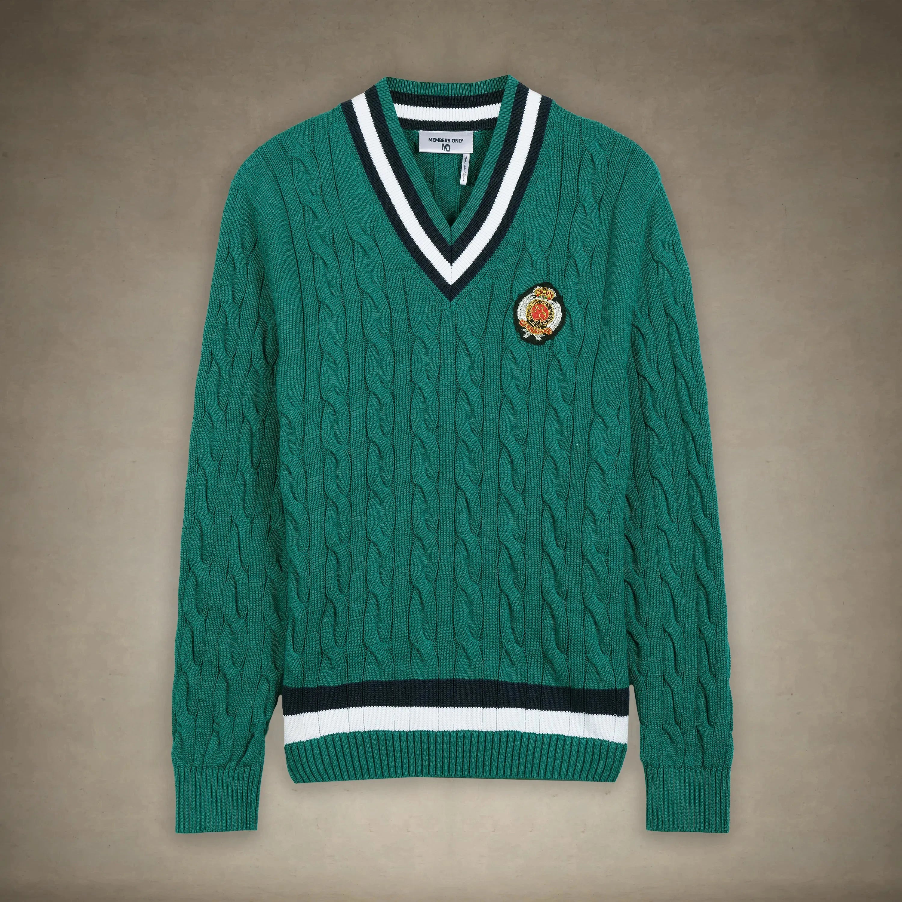 Men's Cable Knit Cricket Sweater Members Only®