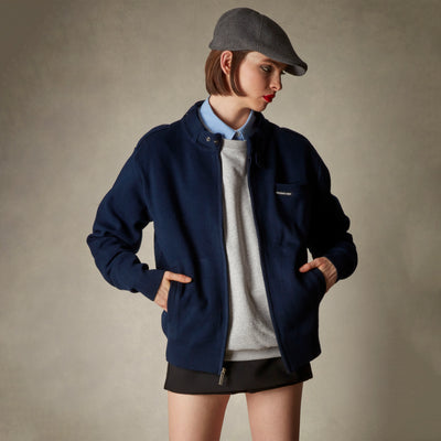 members only wool navy sweater for women