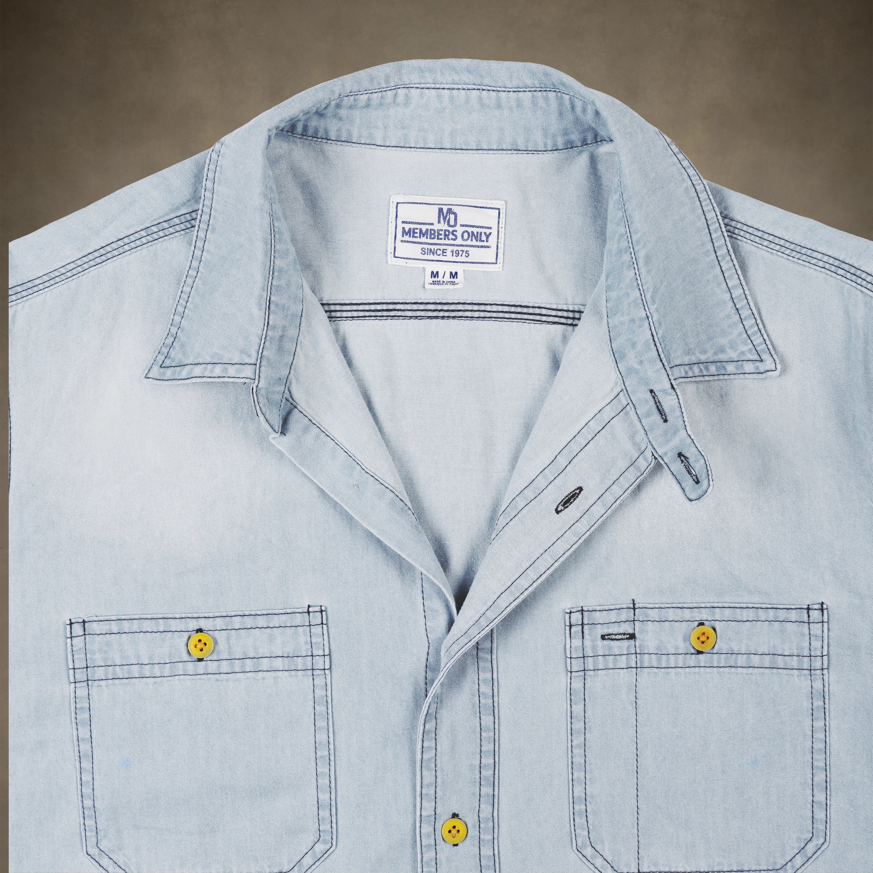 Men's durable denim shirt