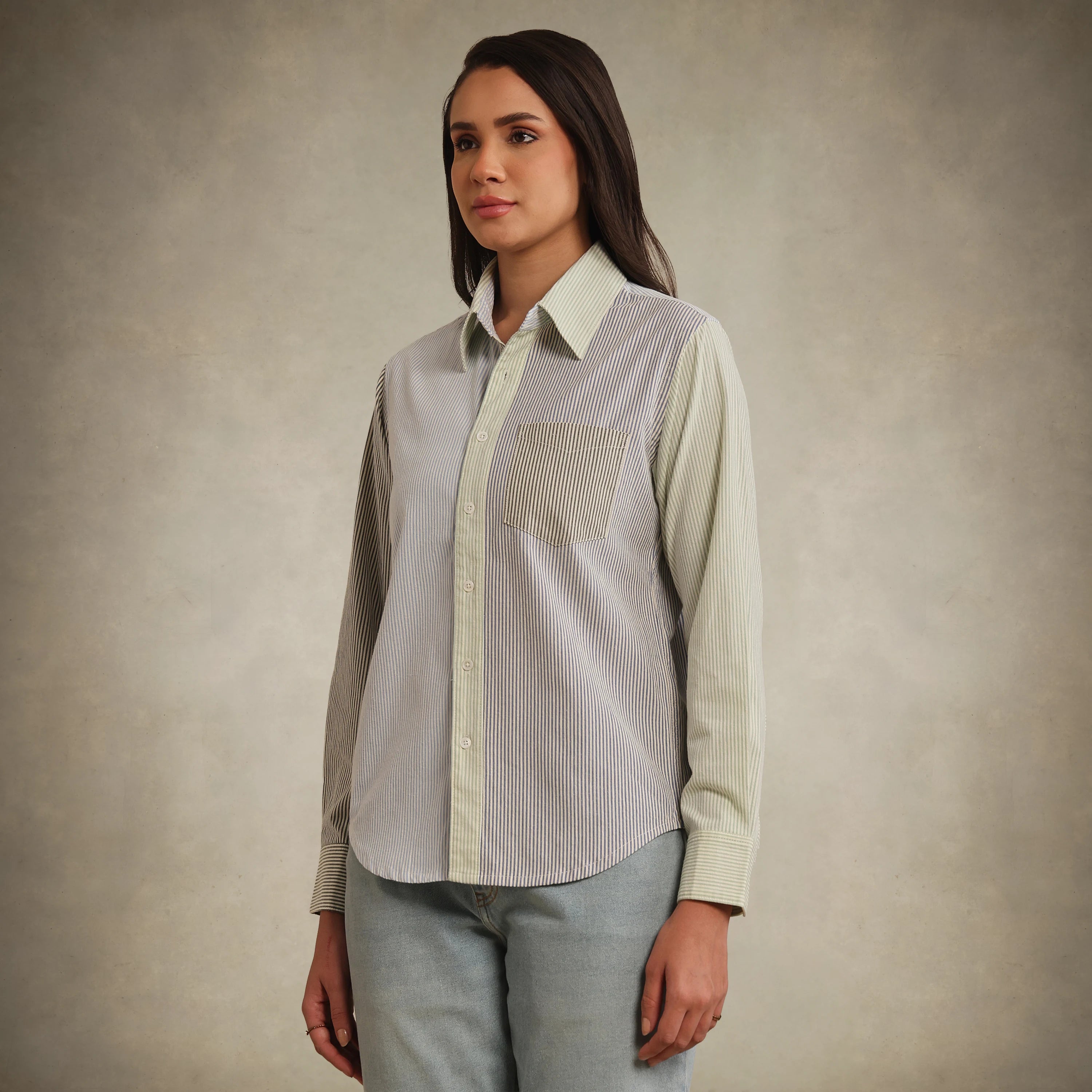 Women's Oversized Button Up Shirt