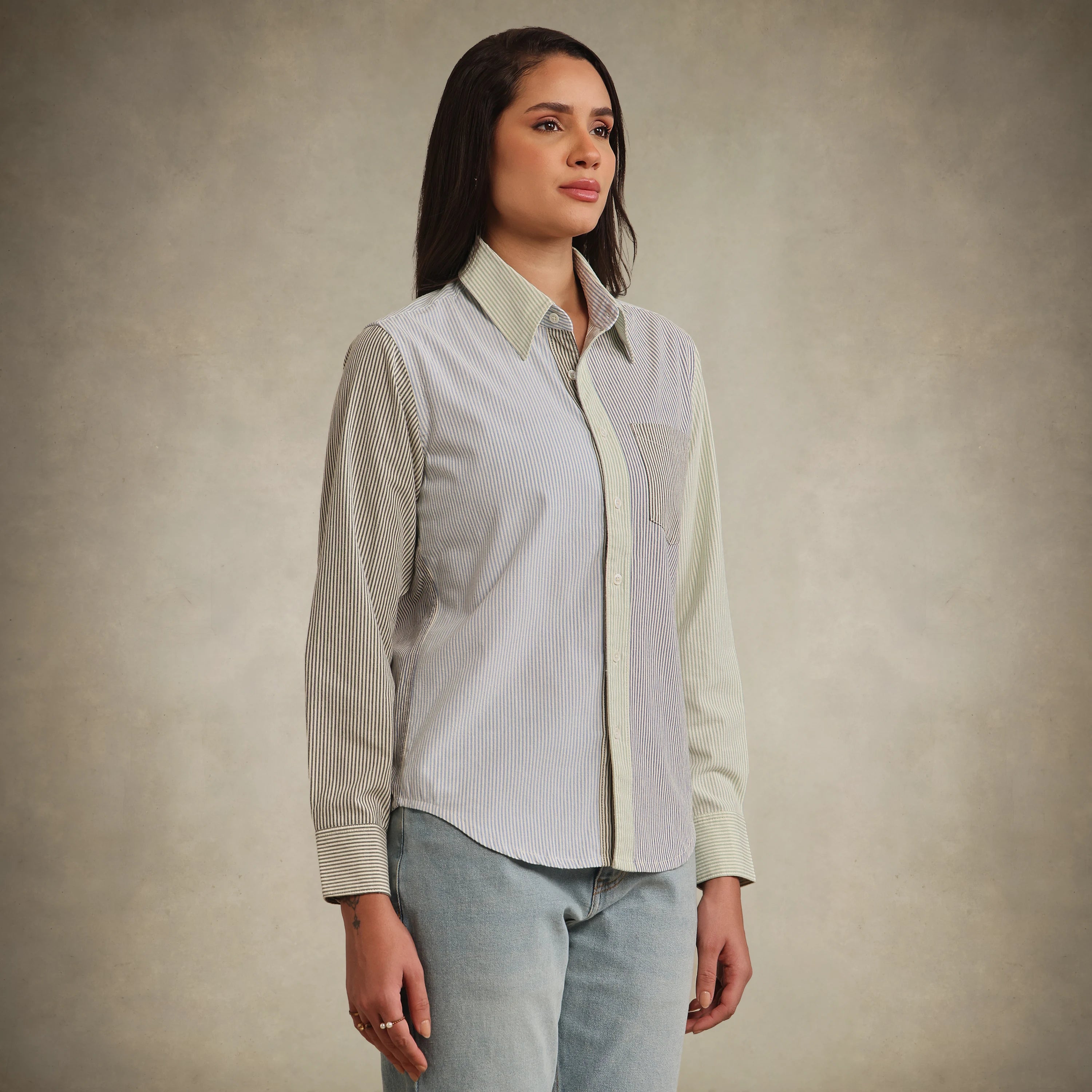 Women's Oversized Button Up Shirt