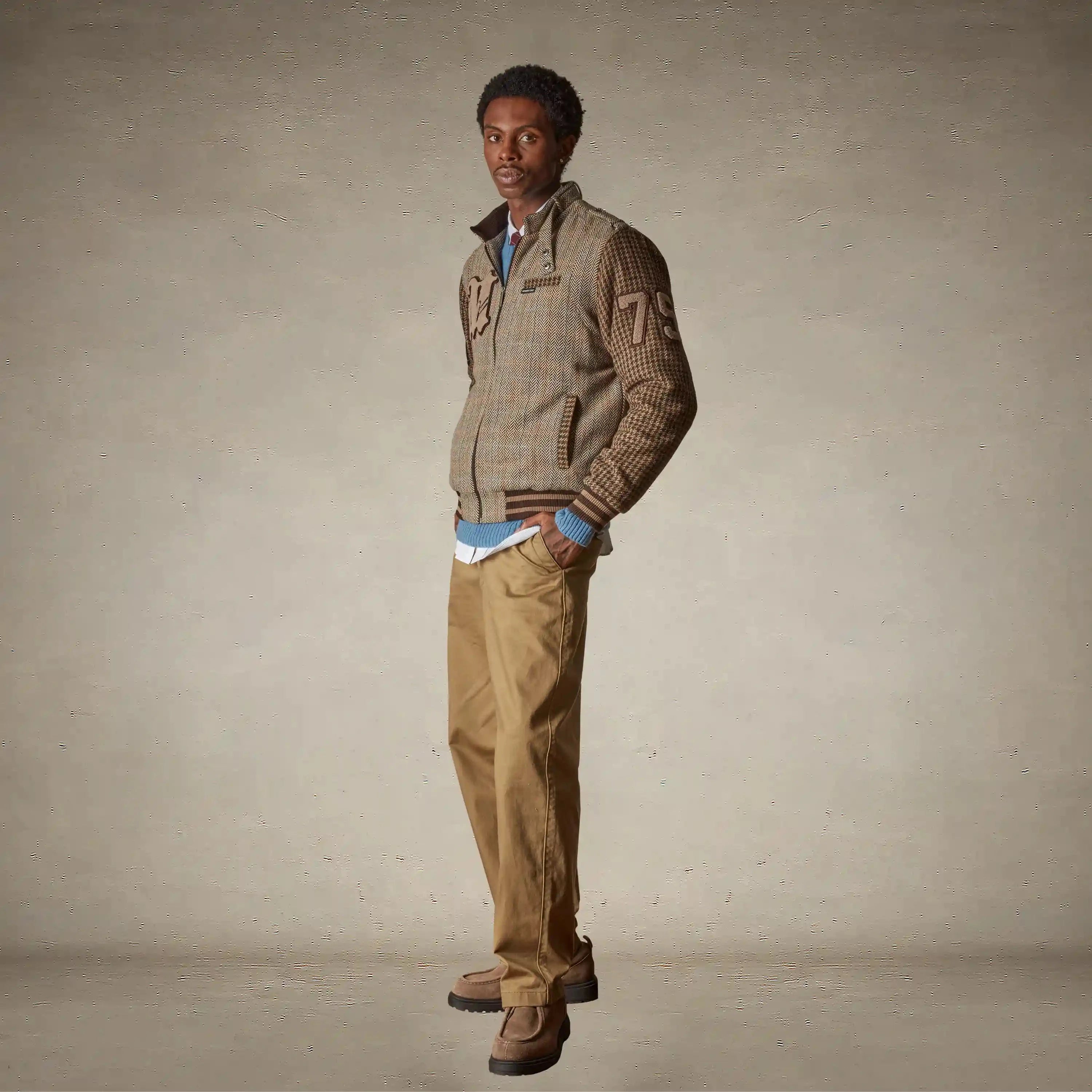 Men's Tweed Varsity Jacket Men's Iconic Jacket Members Only®