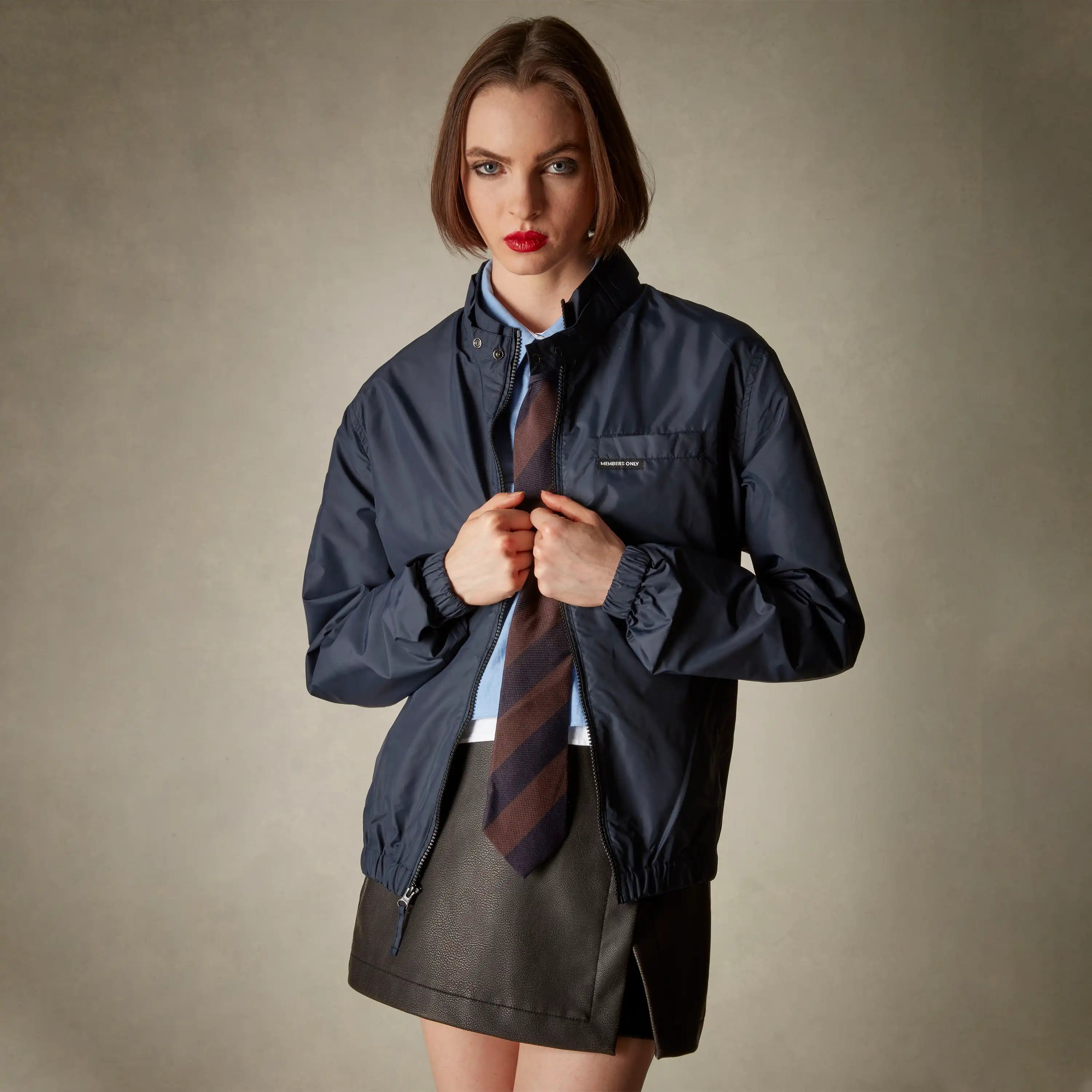 Women's Oversized Packable Windbreaker Jacket