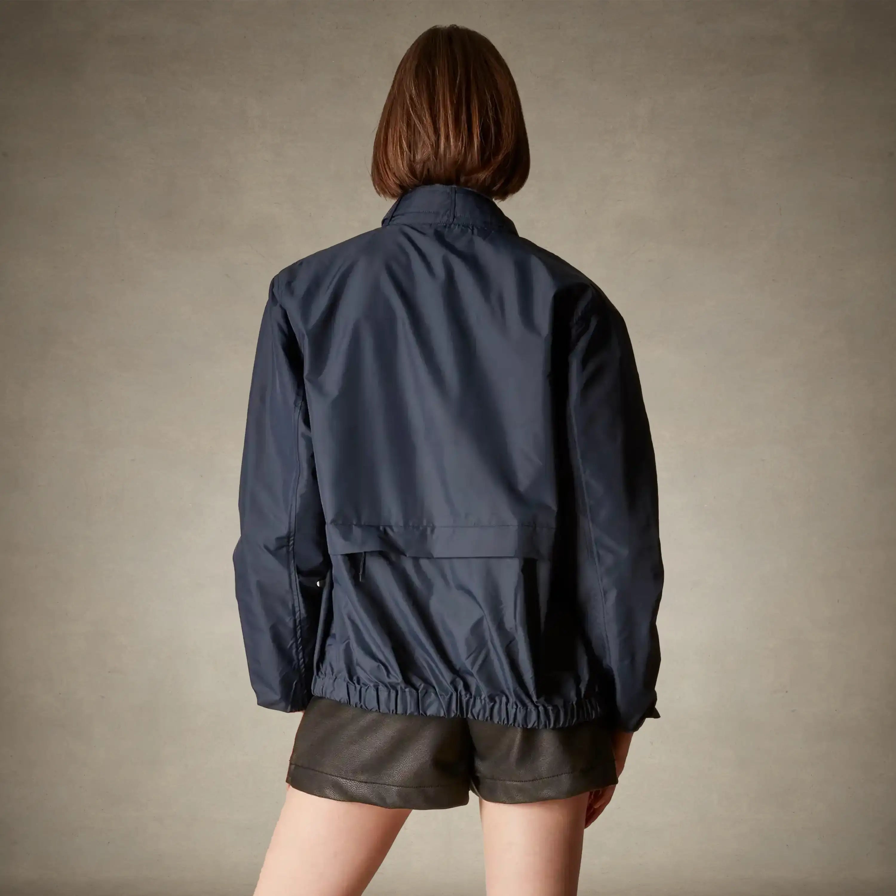 Women's Oversized Packable Windbreaker Jacket