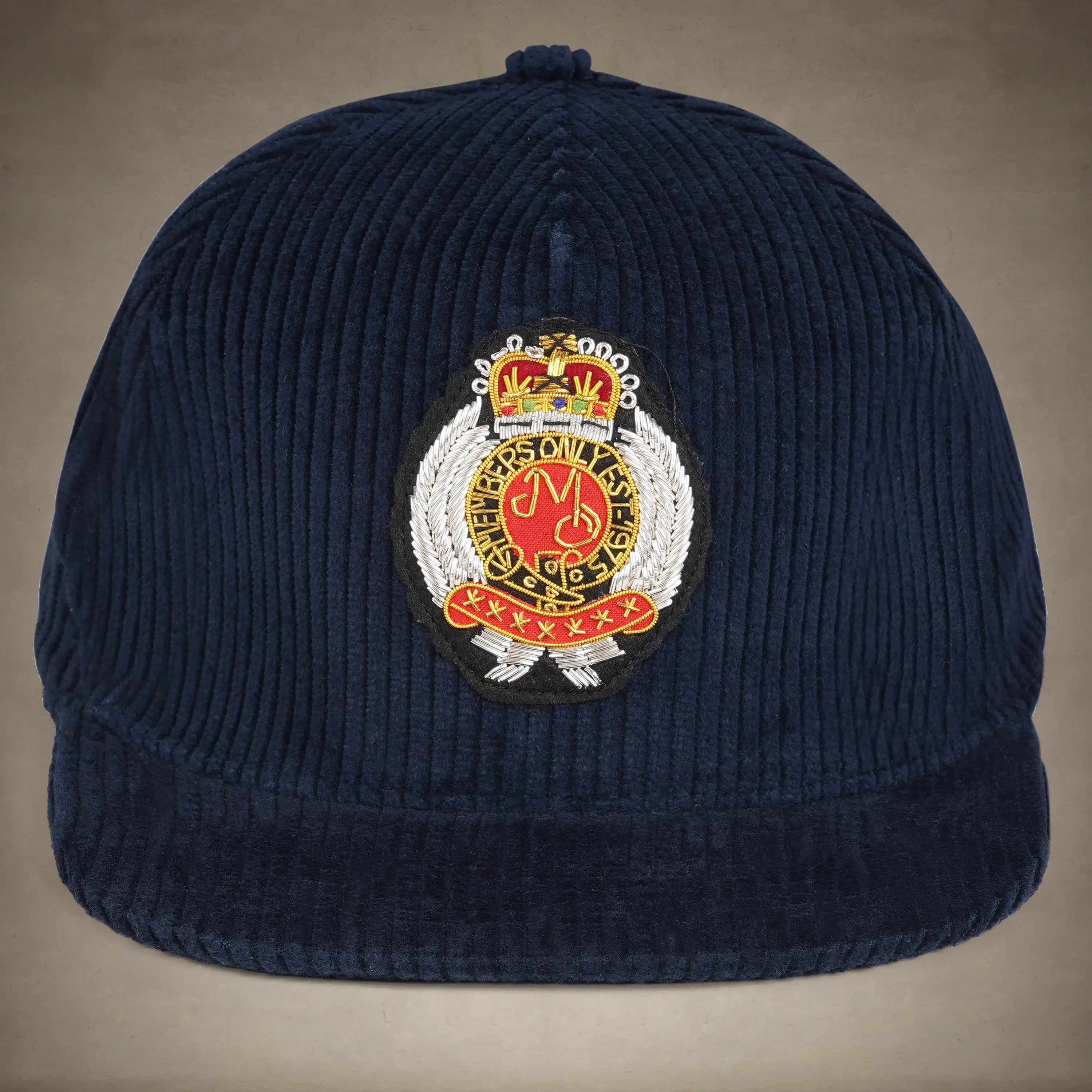 Corduroy Baseball Cap - Members Only Crest