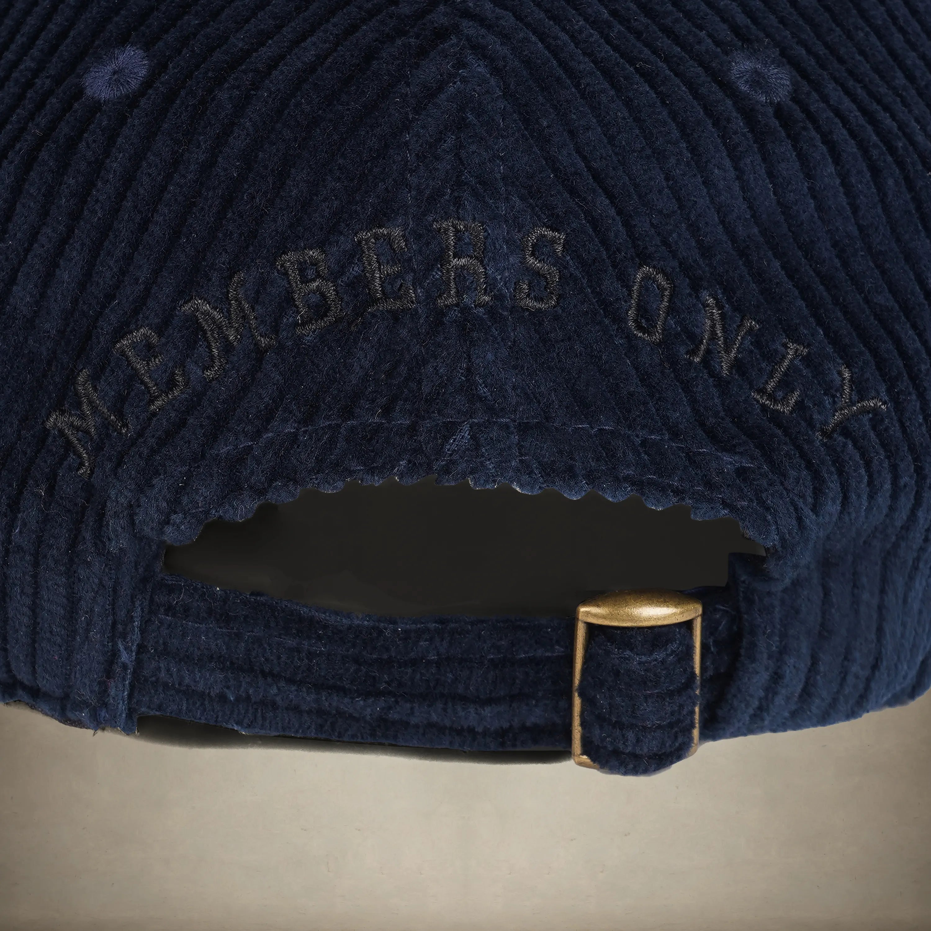 Corduroy Baseball Cap - Members Only Crest