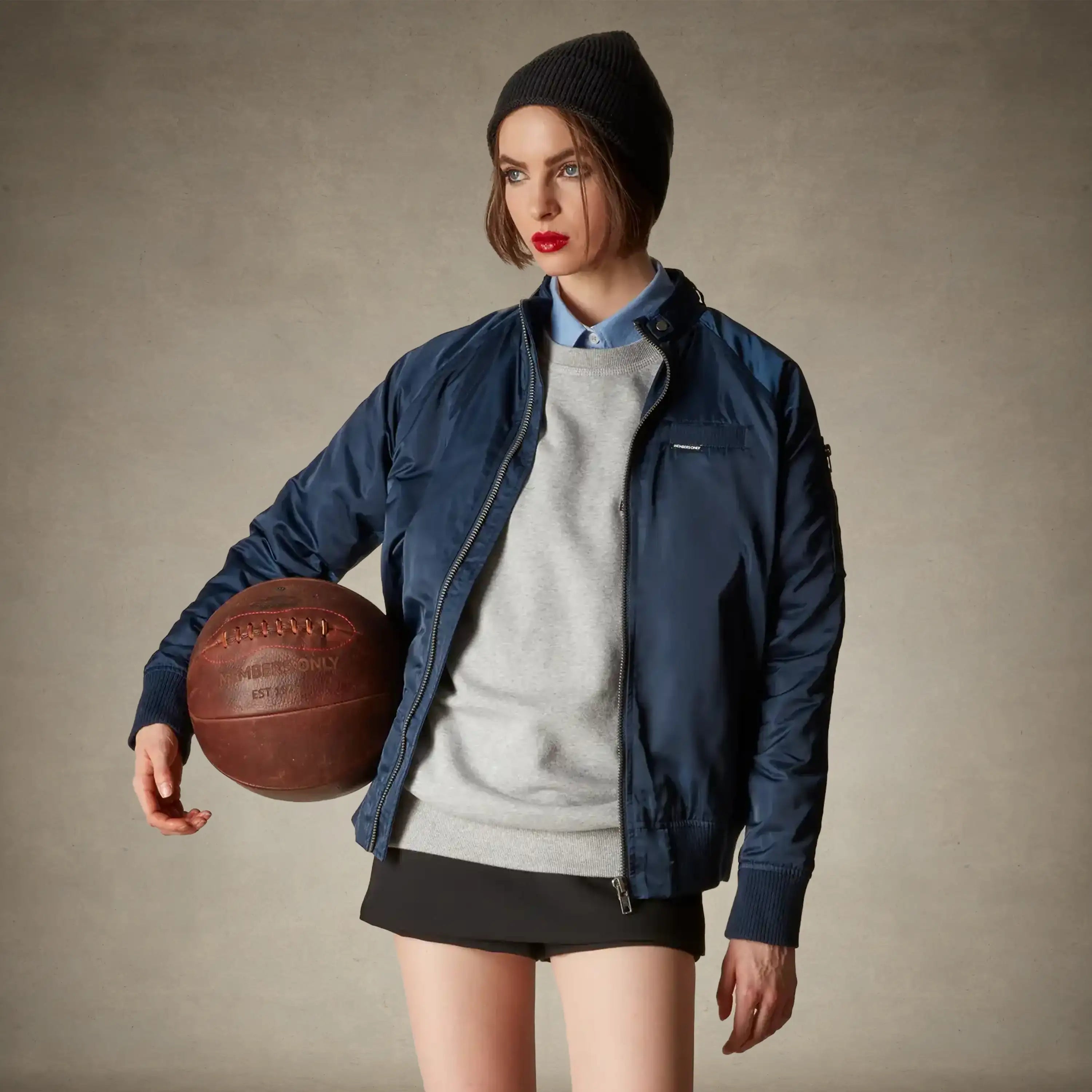 Women's Satin Bomber Jacket