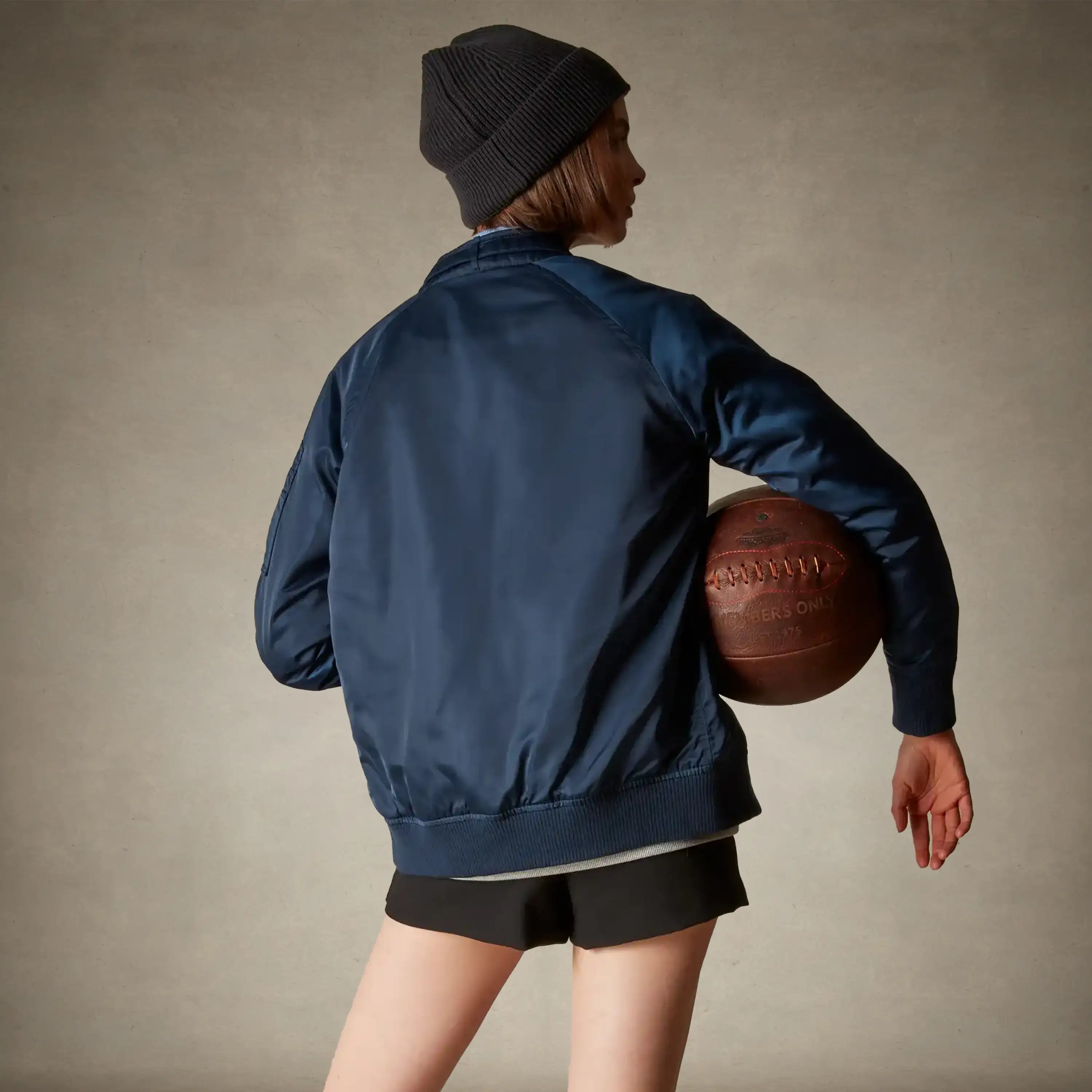 Women's Satin Bomber Jacket