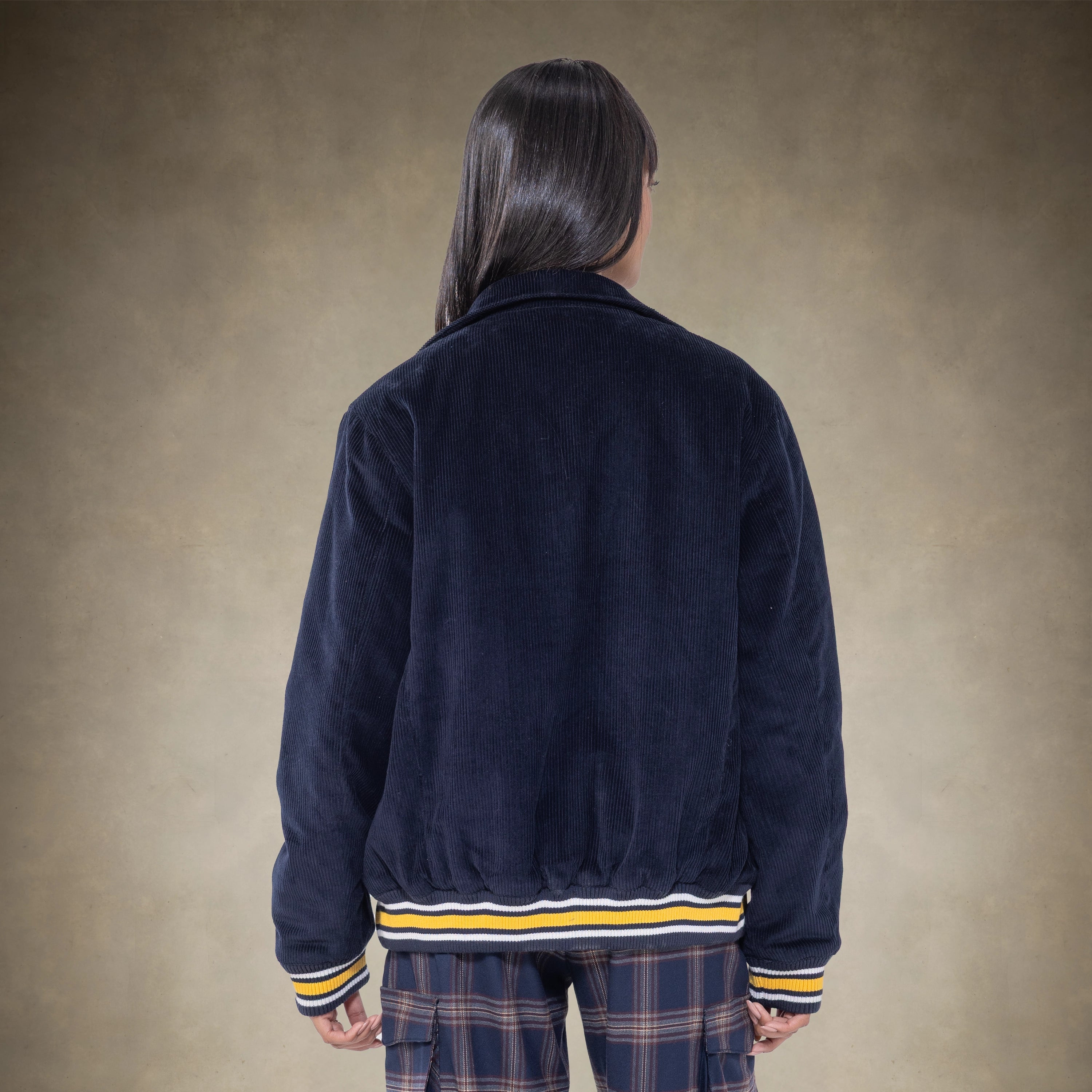 Women's Corduroy Varsity Jacket