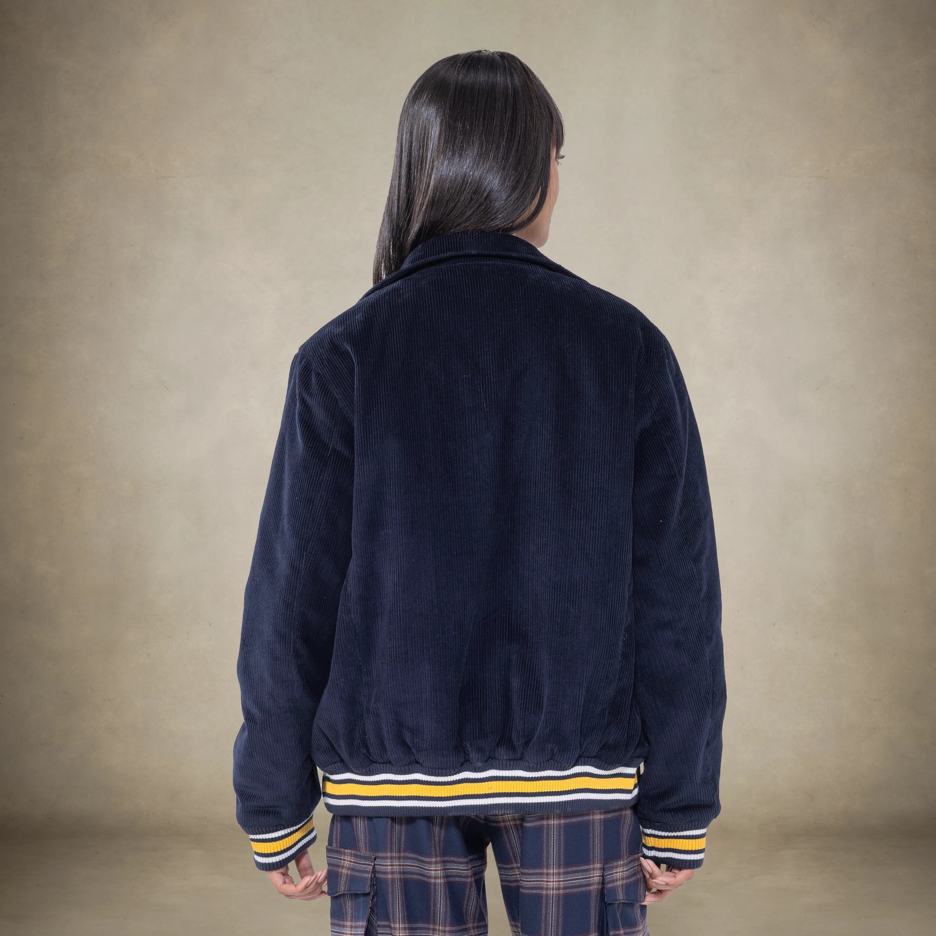 Women's Corduroy Varsity Jacket