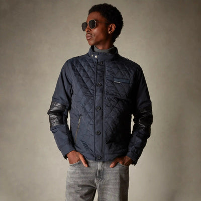 Men's Belmont Quilted Jacket Men's Jackets Members Only® Navy S