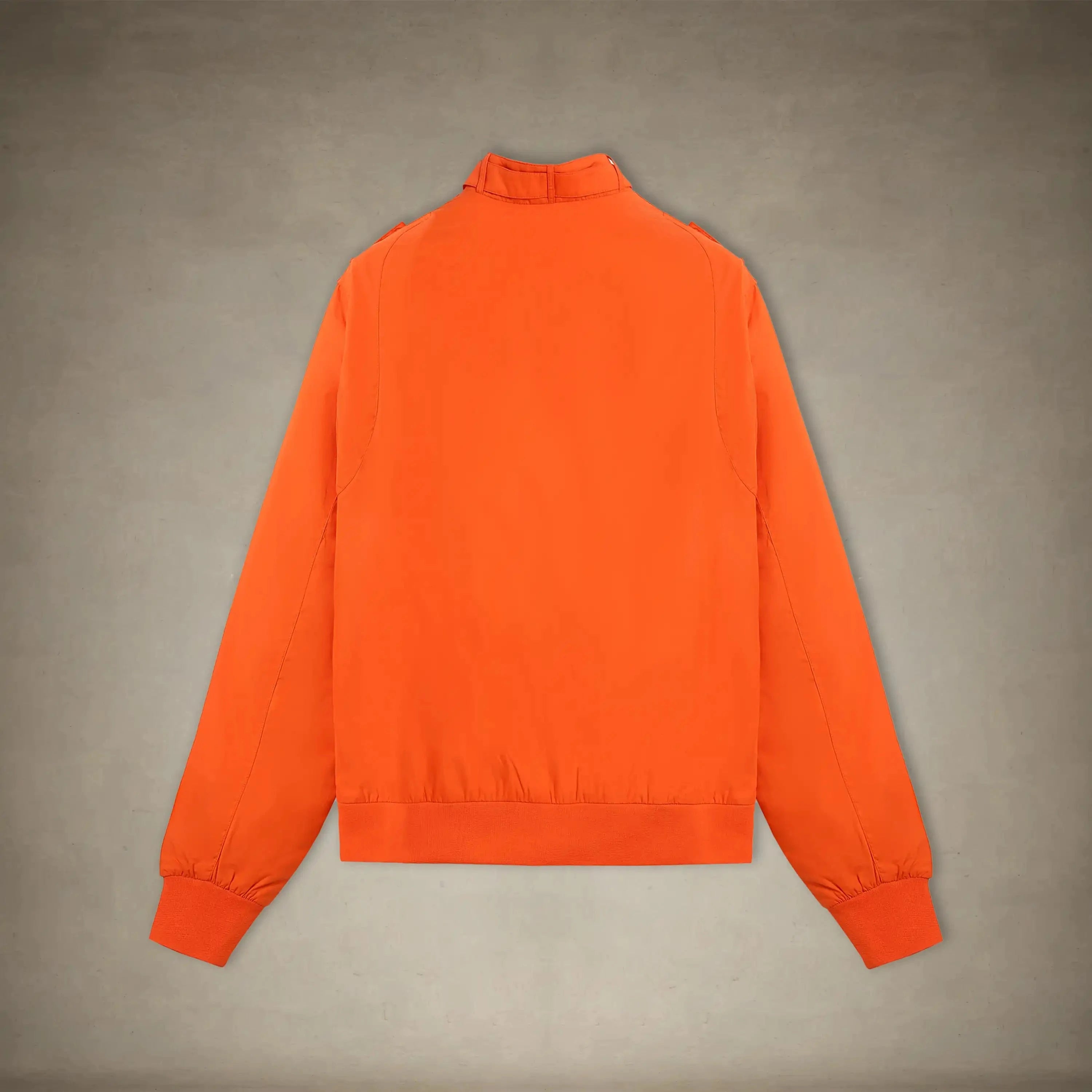 members only men's classic iconic racer jacket orange