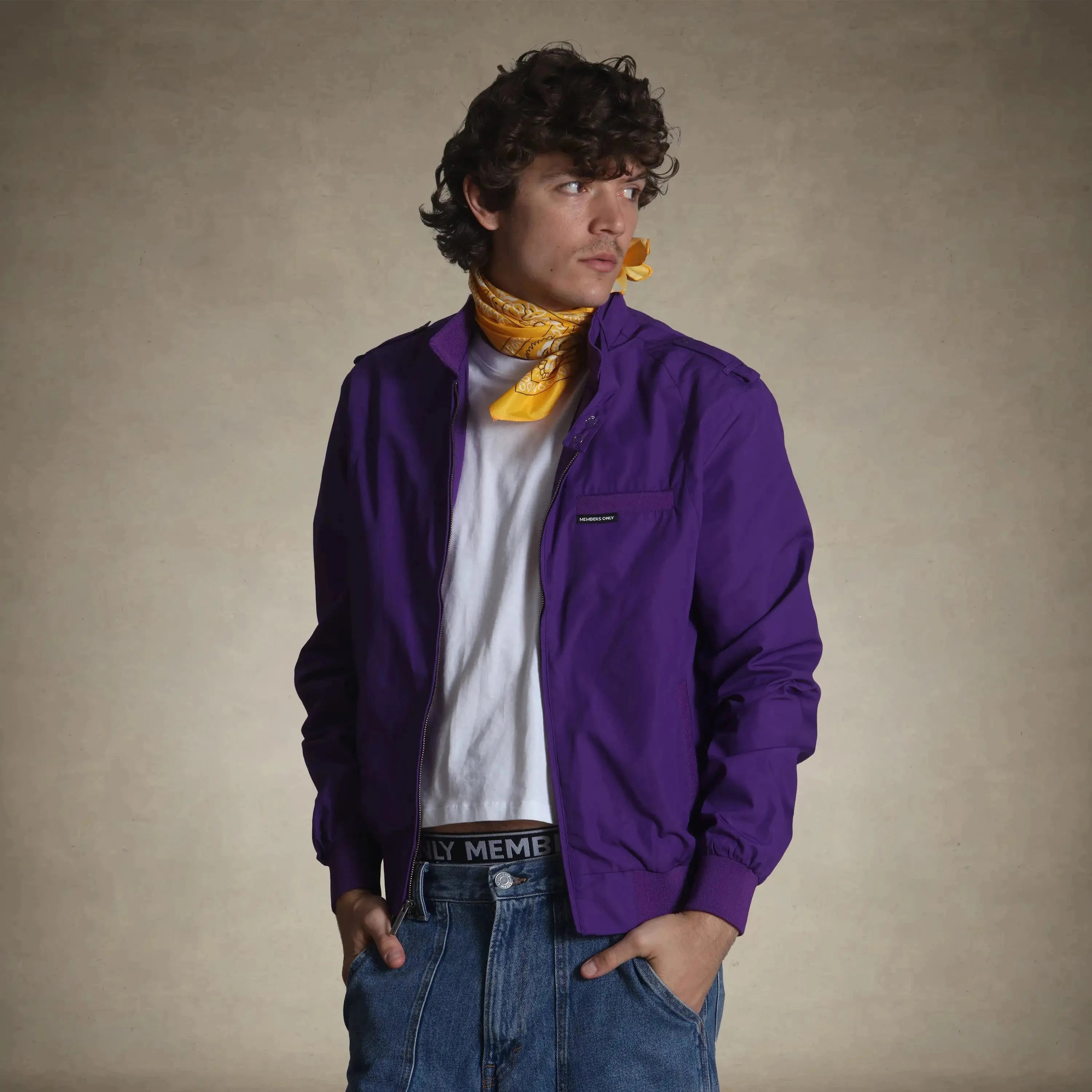 Men's Big & Tall Classic Iconic Racer Jacket Unisex Members Only®