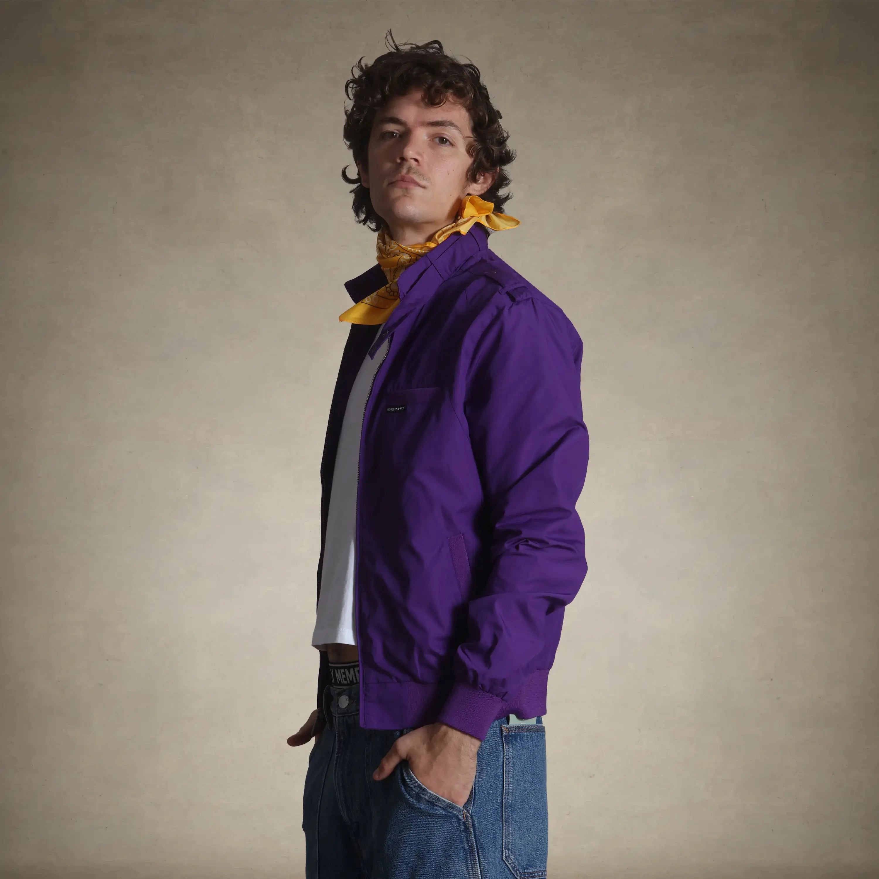 Men's Big & Tall Classic Iconic Racer Jacket Unisex Members Only®