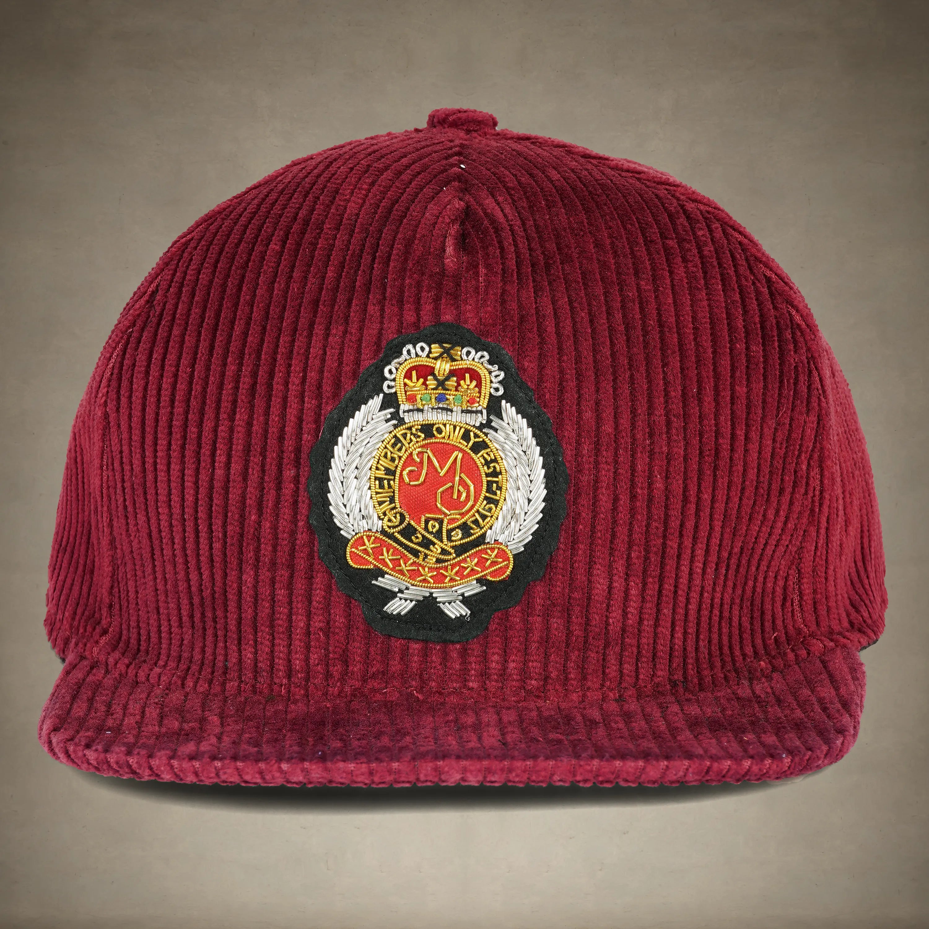 Corduroy Baseball Cap - Members Only Crest