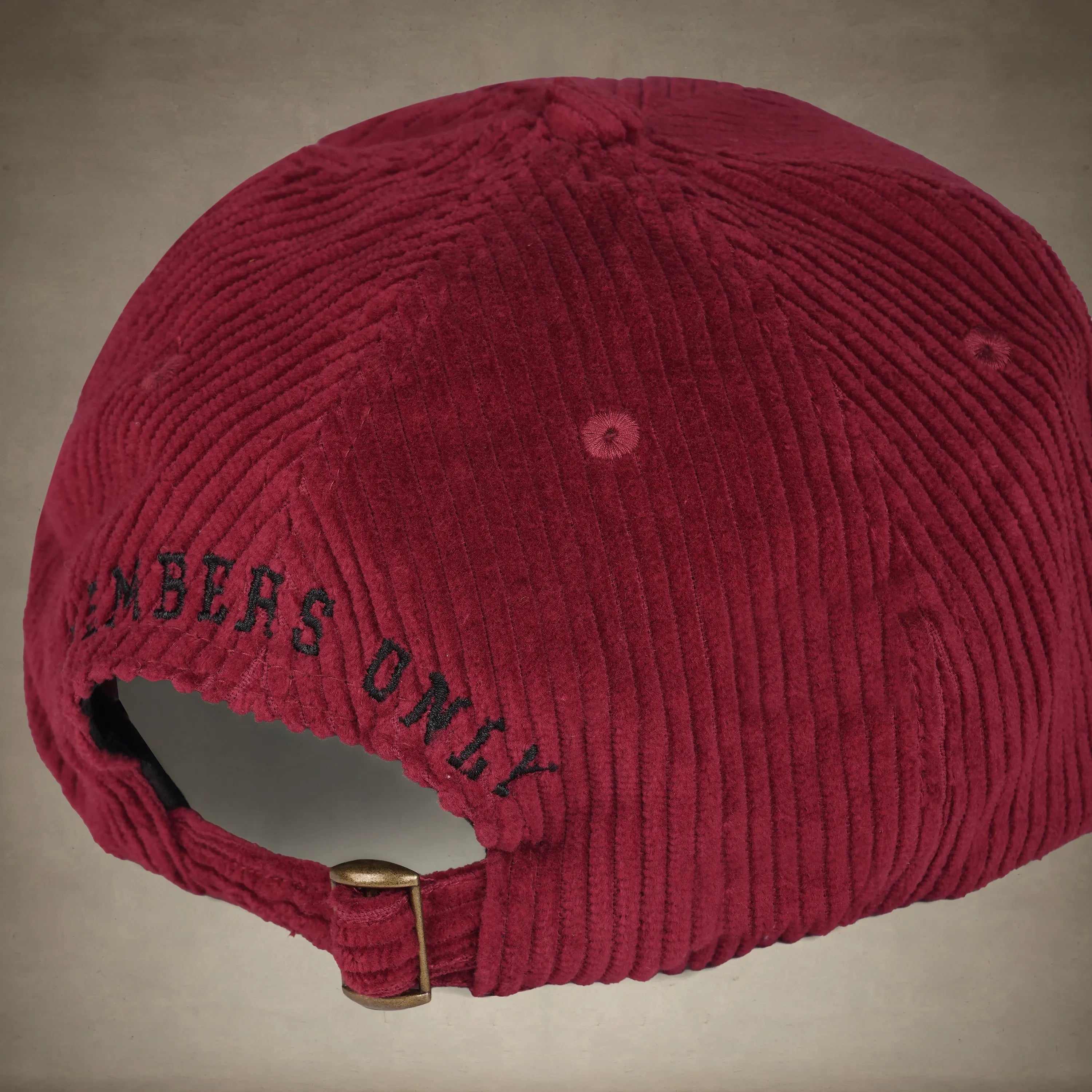 Corduroy Baseball Cap - Members Only Crest