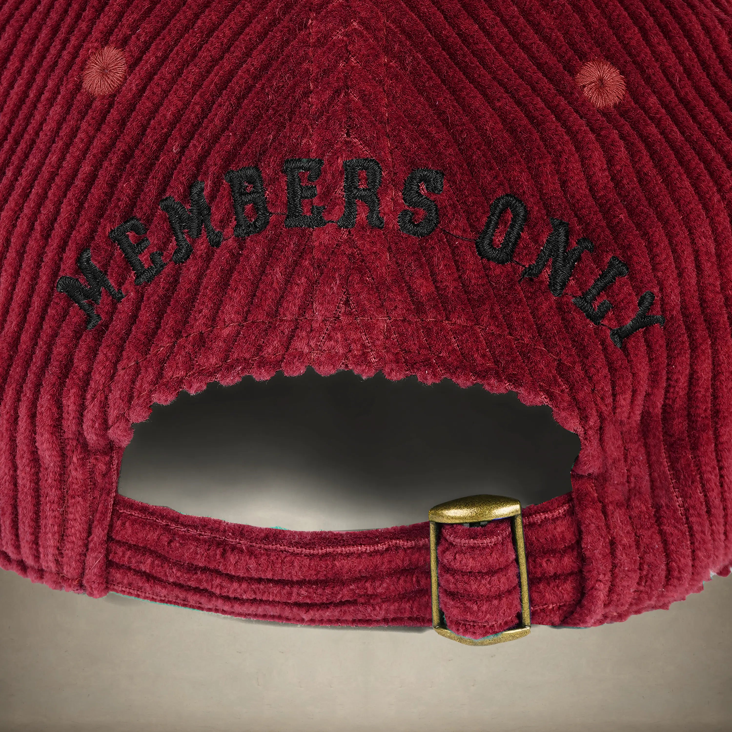 Corduroy Baseball Cap - Members Only Crest