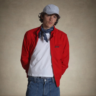 Men's Classic Iconic Racer Jacket Men's Iconic Jacket Members Only® Red Small