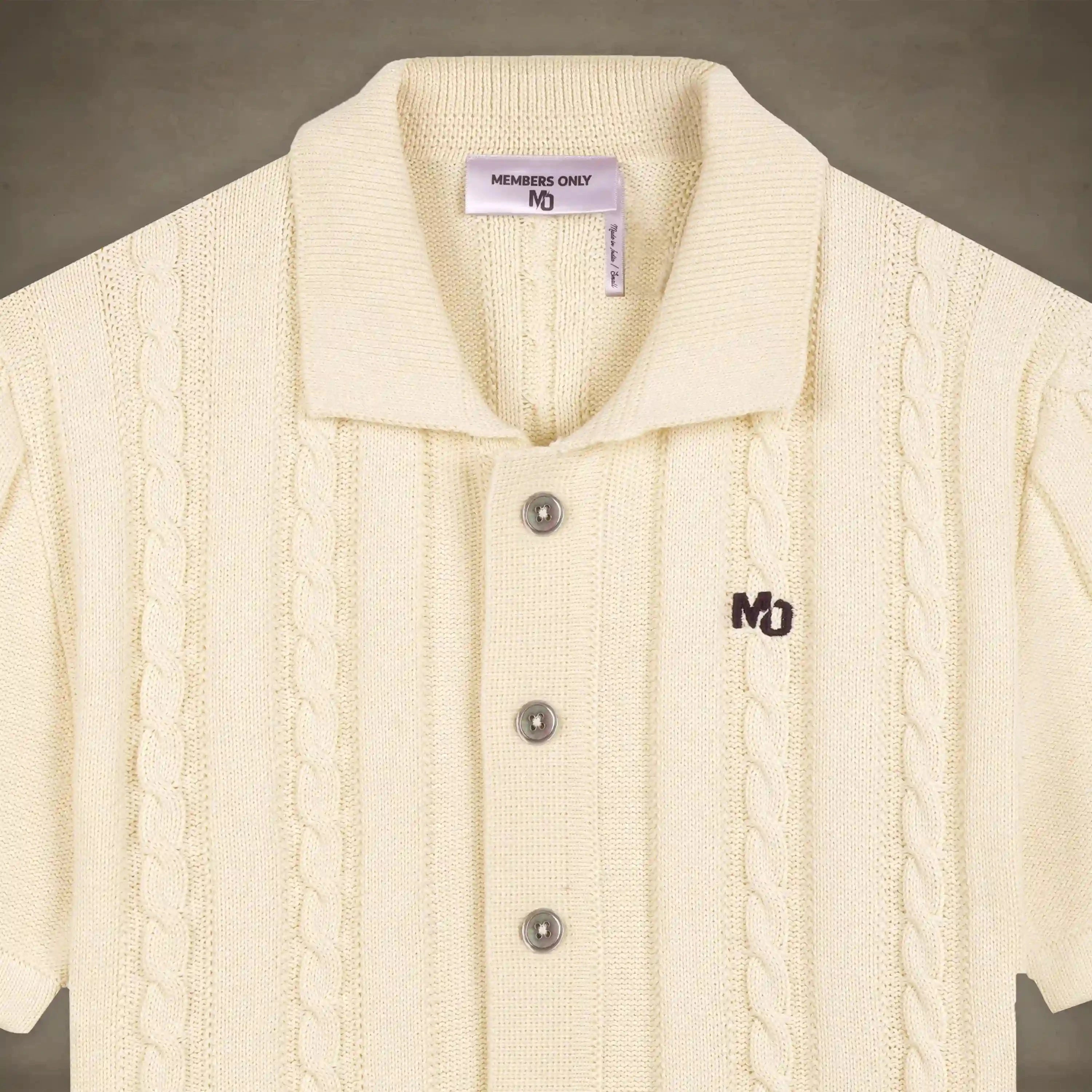 Women's JC Polo Cable Sweater Members Only®