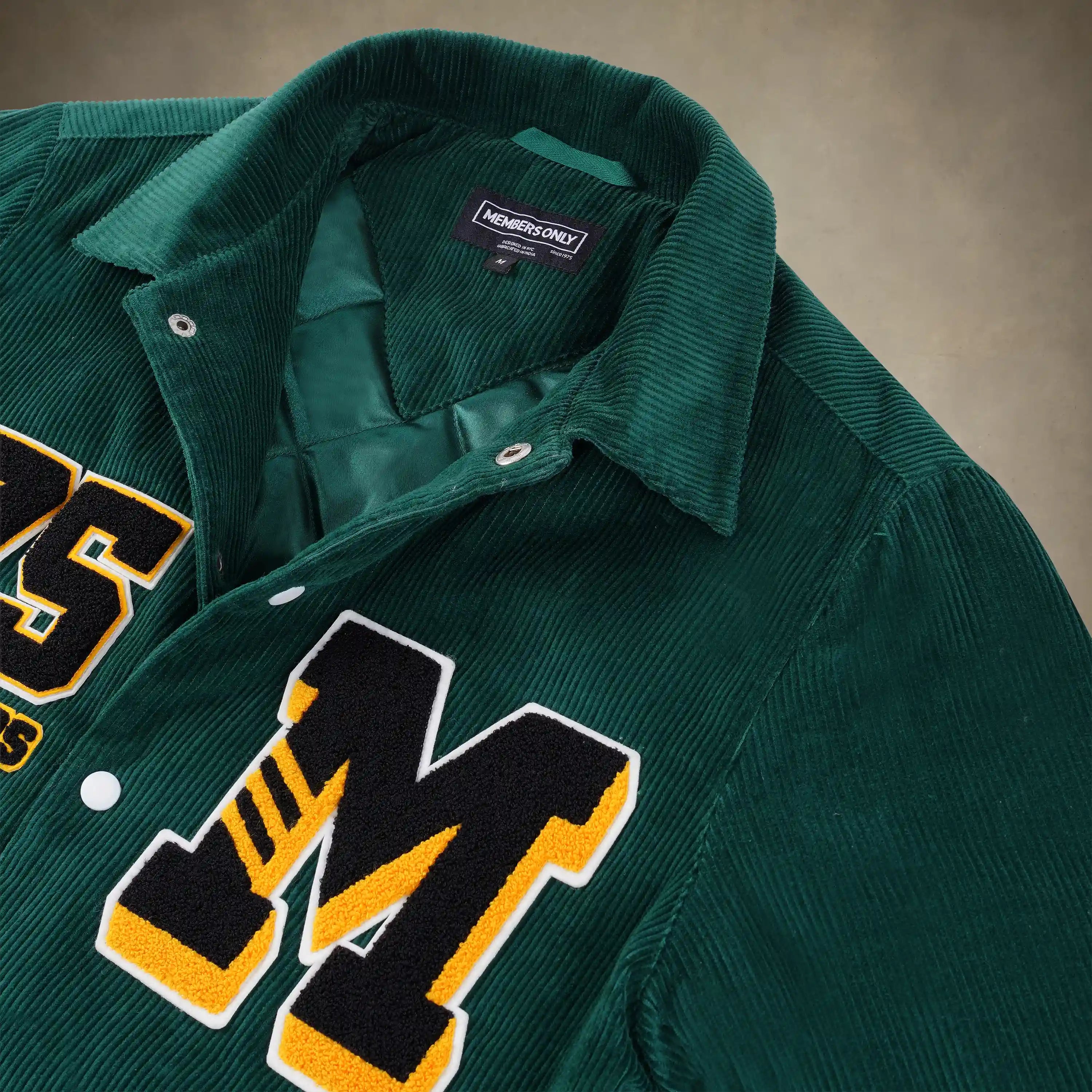 Men's Corduroy Varsity Jacket