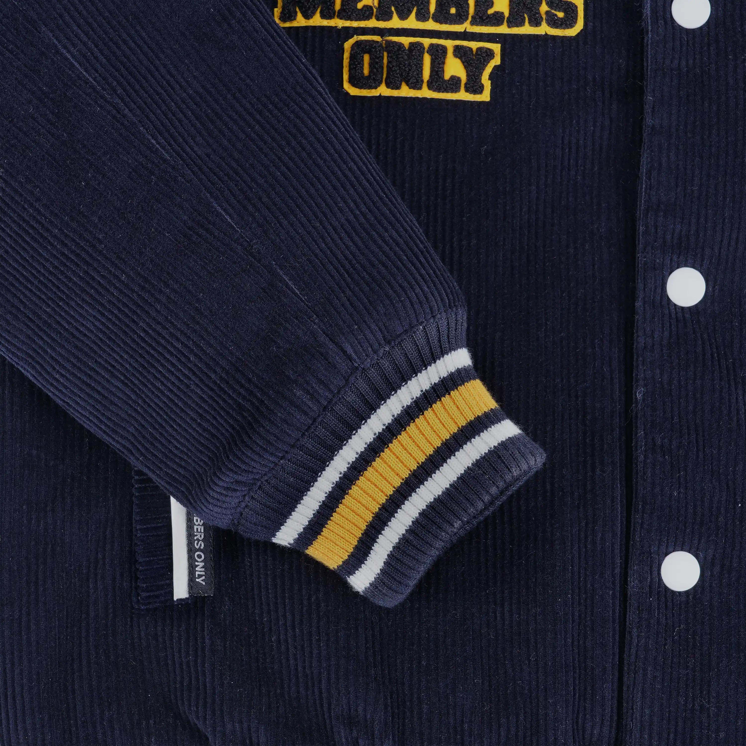 mens varsity bomber jacket navy