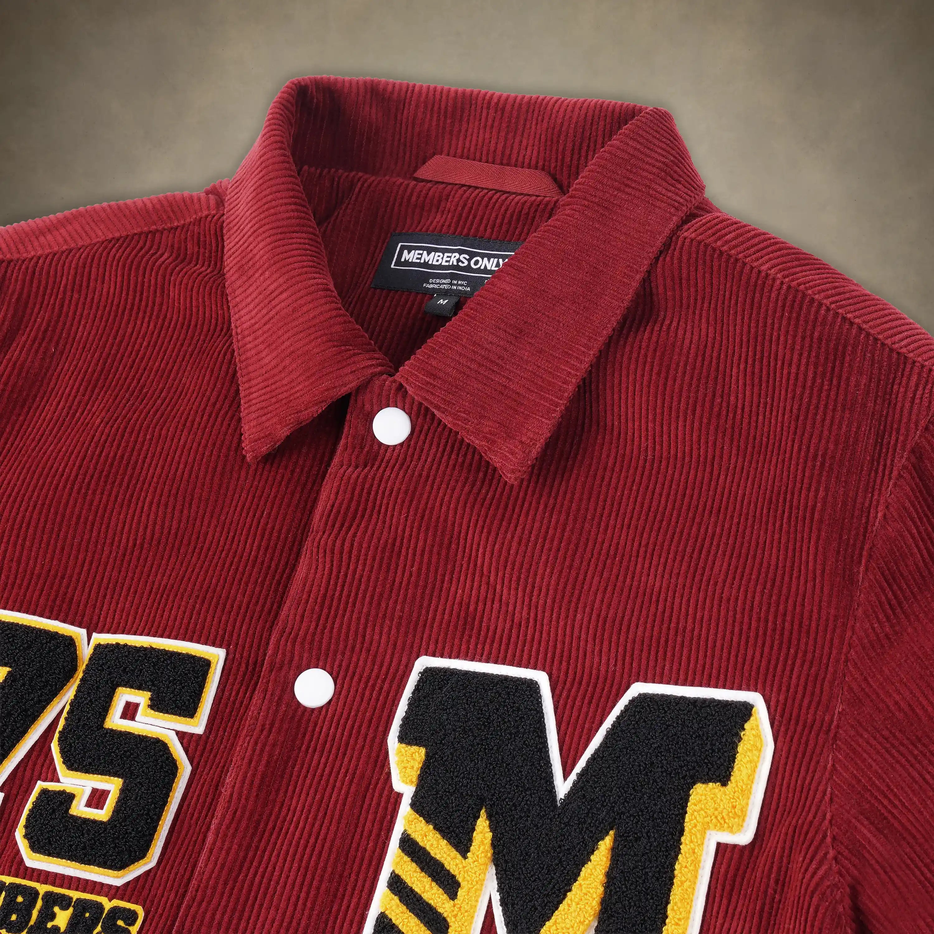 Men's Corduroy Varsity Jacket