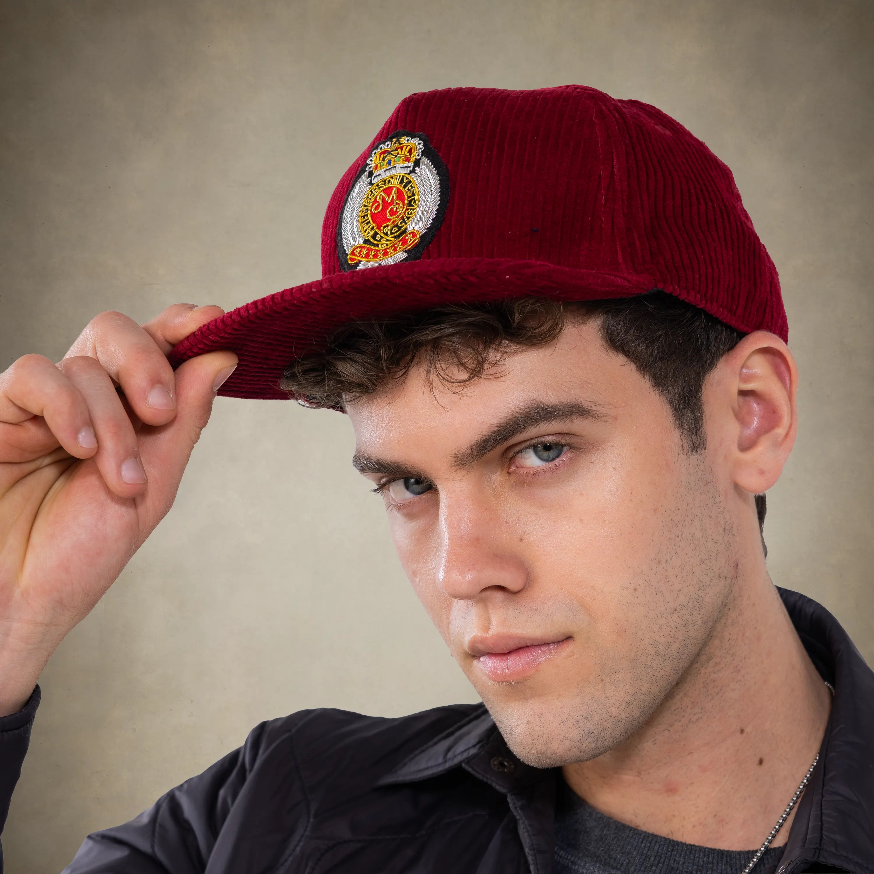 Corduroy Baseball Cap - Members Only Crest