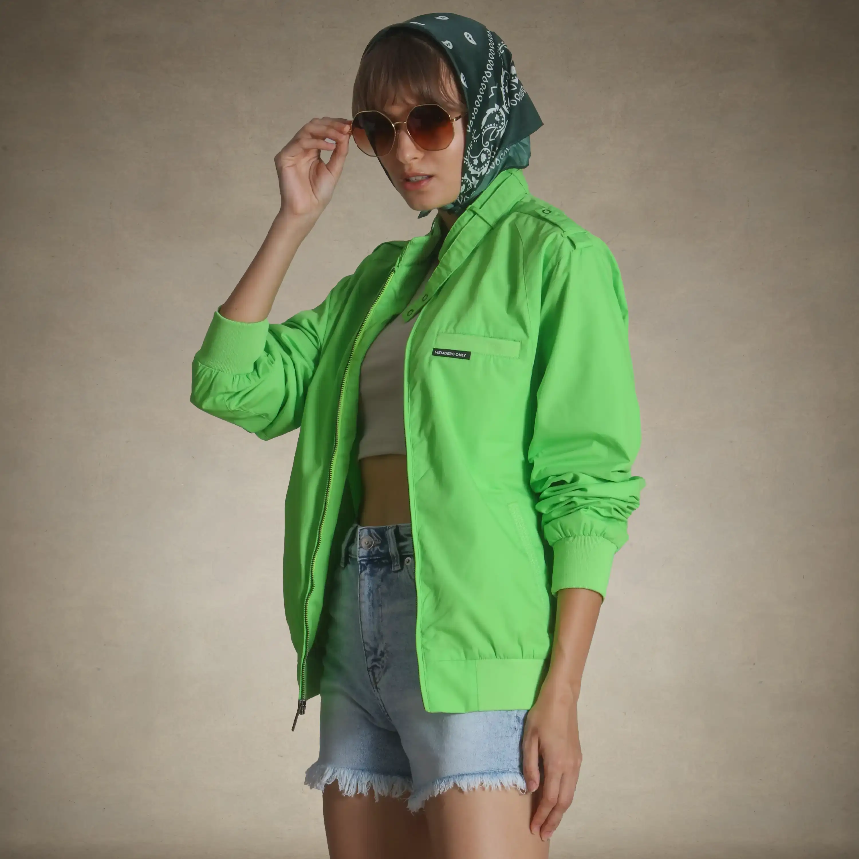 Women's Classic Iconic Racer Oversized Jacket