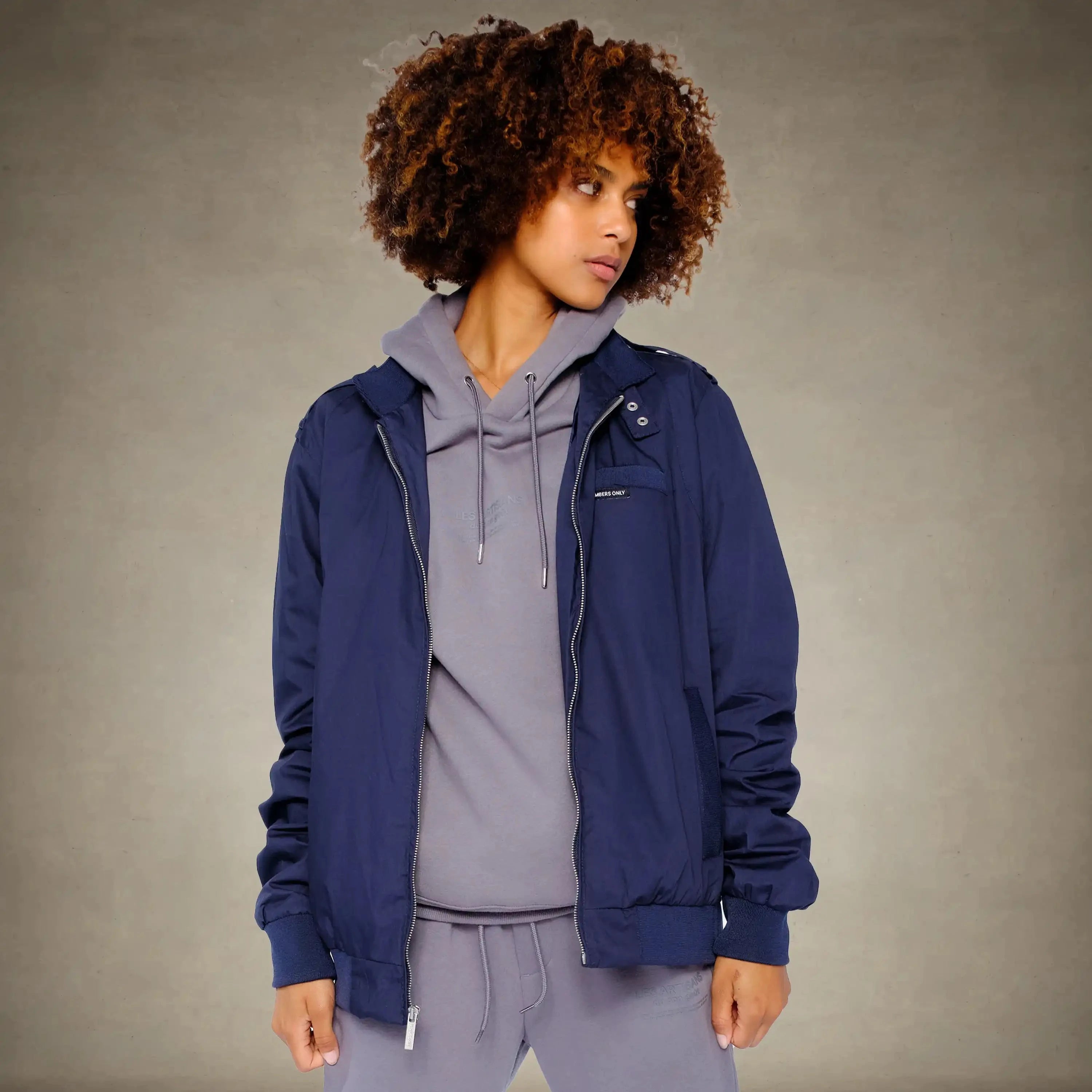 80s outfits for women members only racer jacket navy