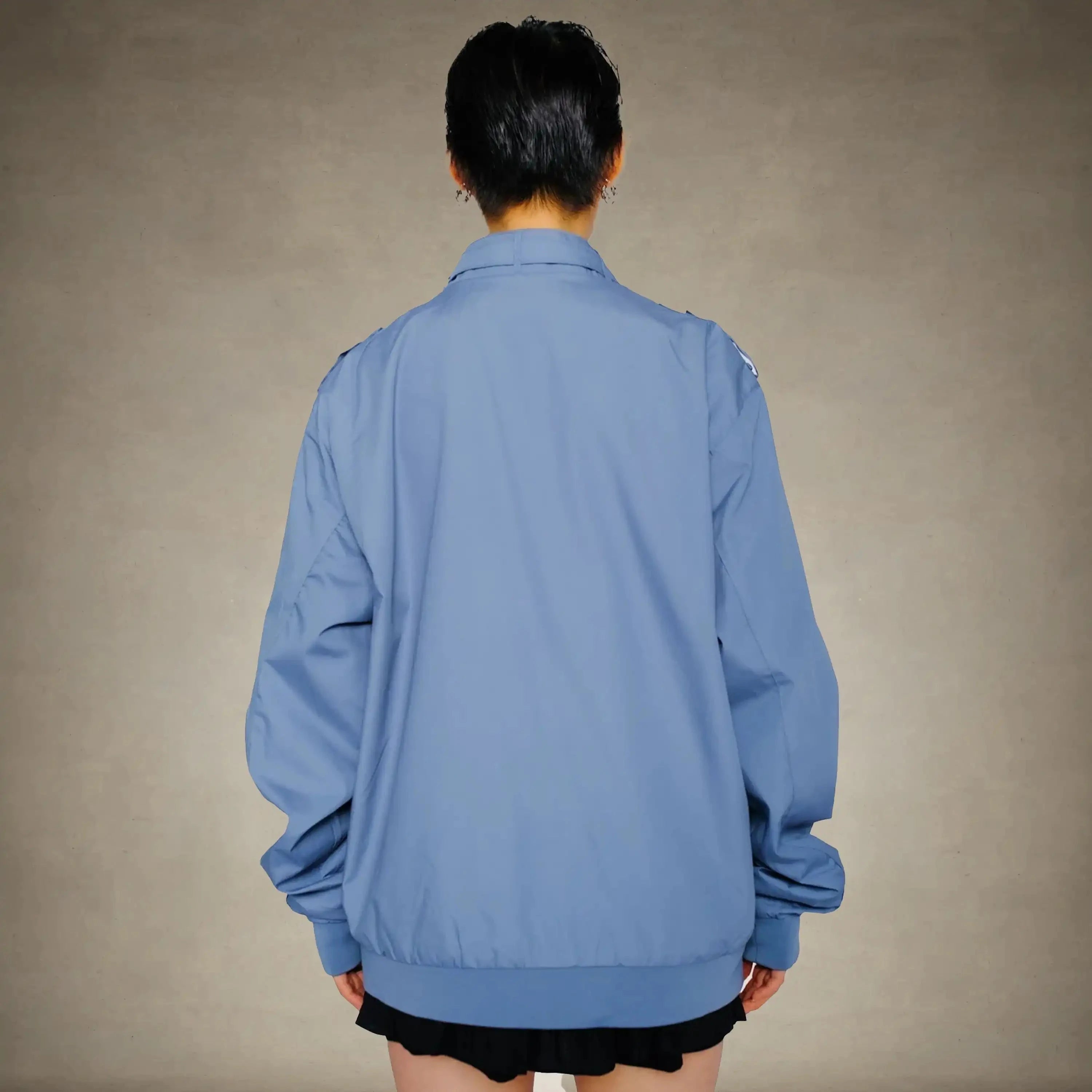 members only 80s fashion spring jacket women slate